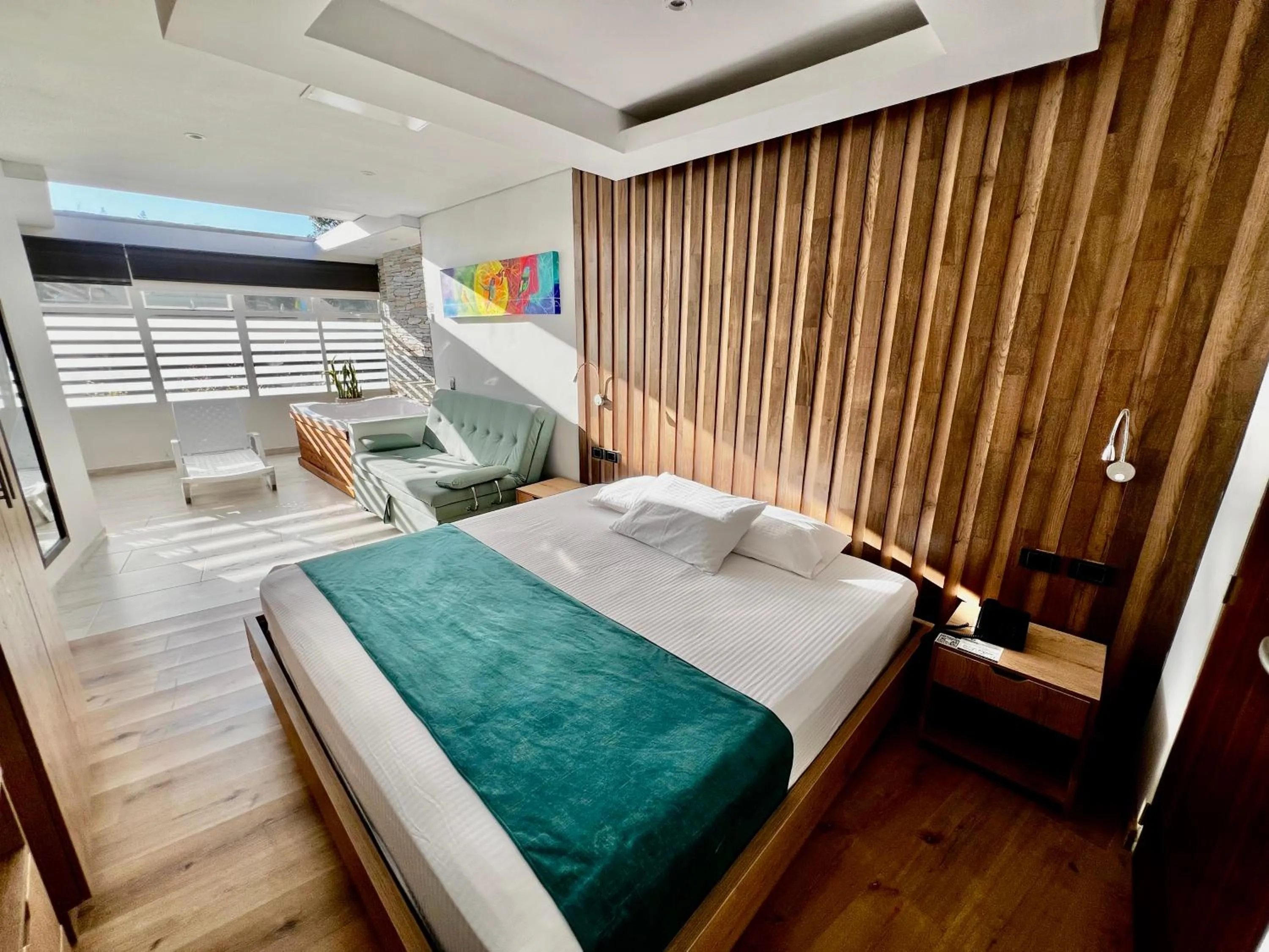 Bed in Hotel Toscana Oriente