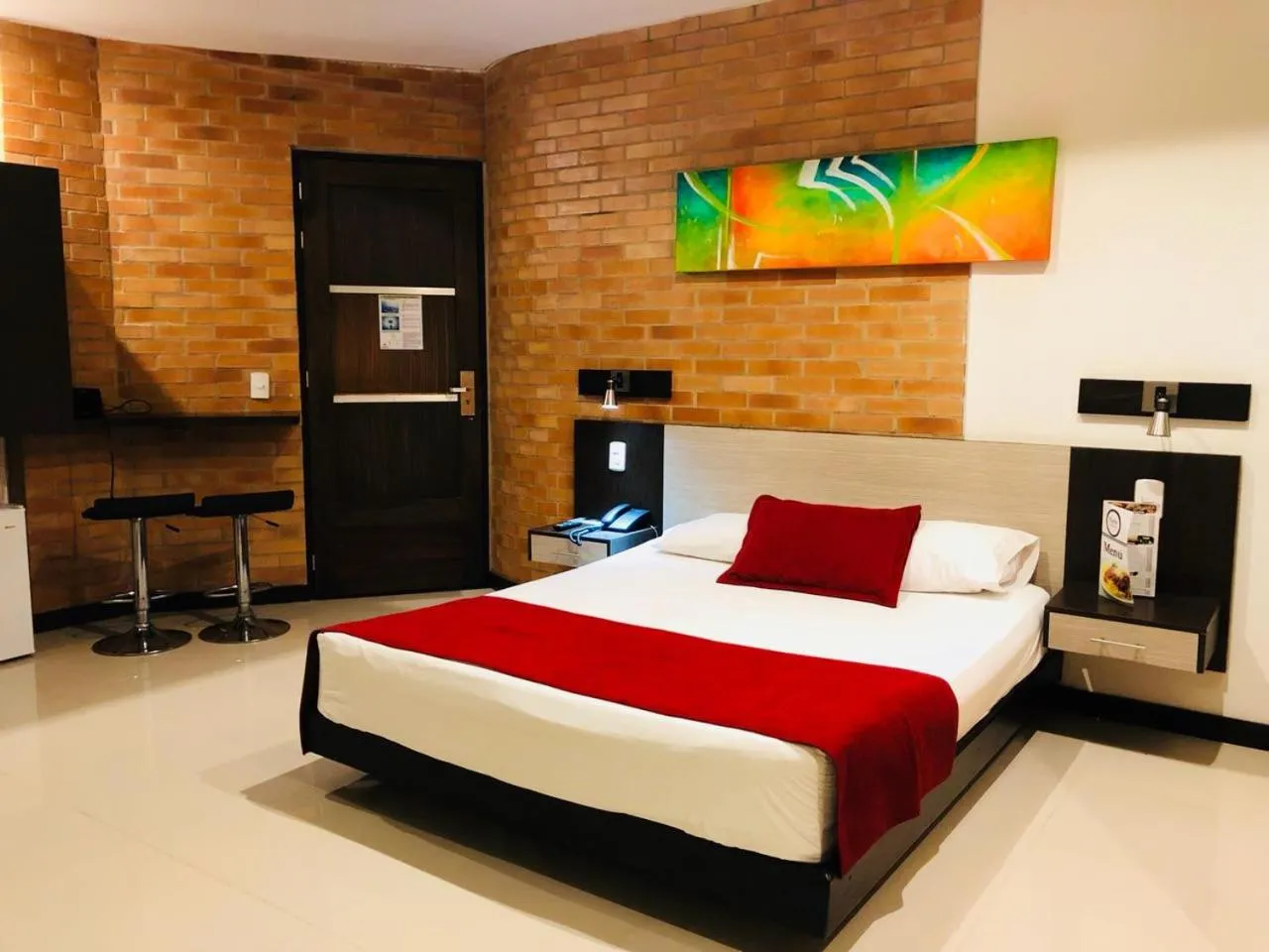 Bed in Hotel Toscana Oriente