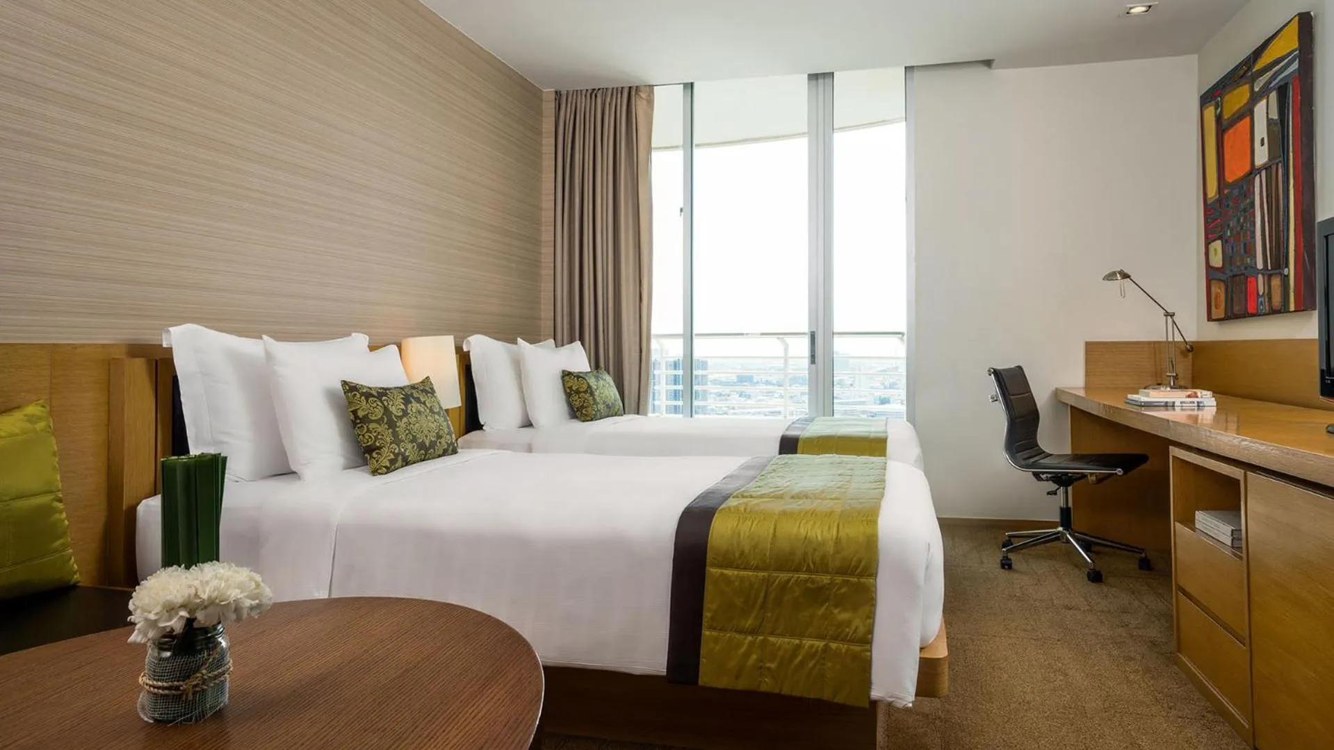 Bedroom, Bed in JC Kevin Sathorn Bangkok Hotel