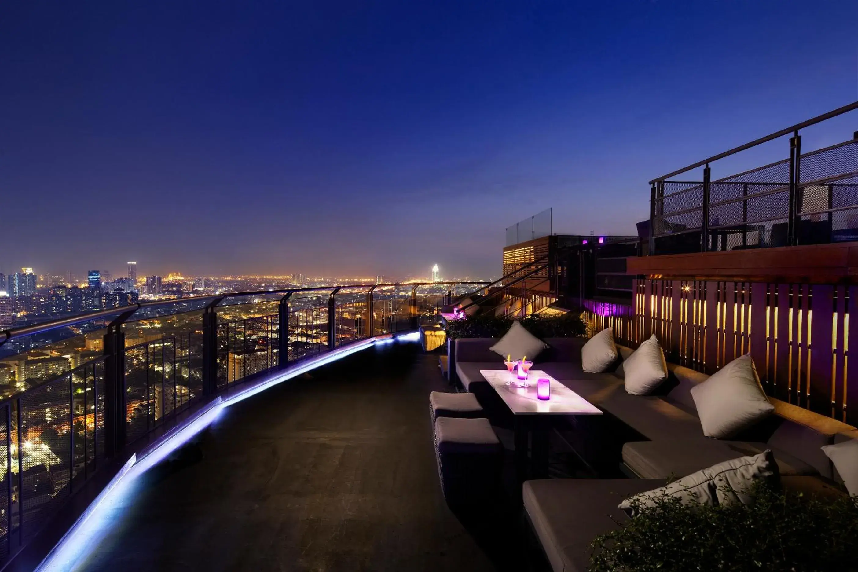 City view in JC Kevin Sathorn Bangkok Hotel City view in JC Kevin Sathorn Bangkok Hotel