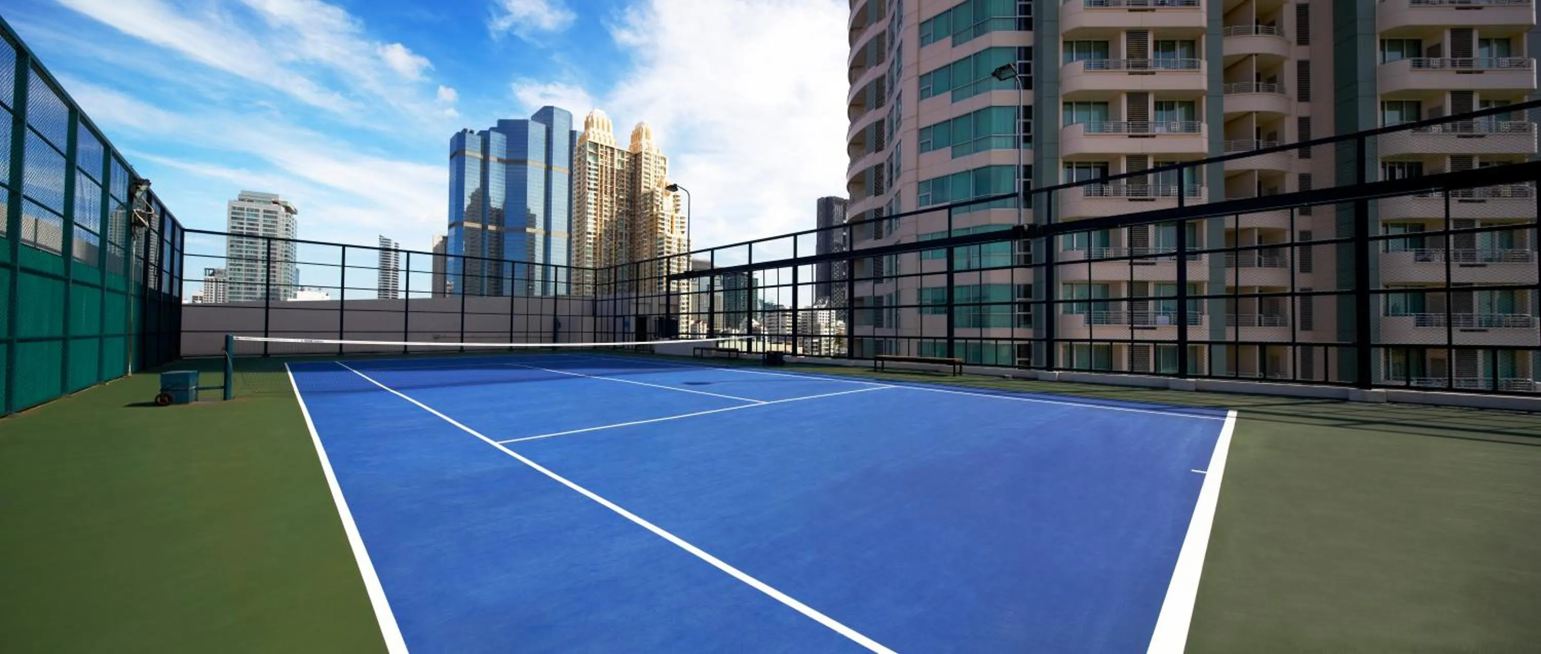Tennis court in JC Kevin Sathorn Bangkok Hotel