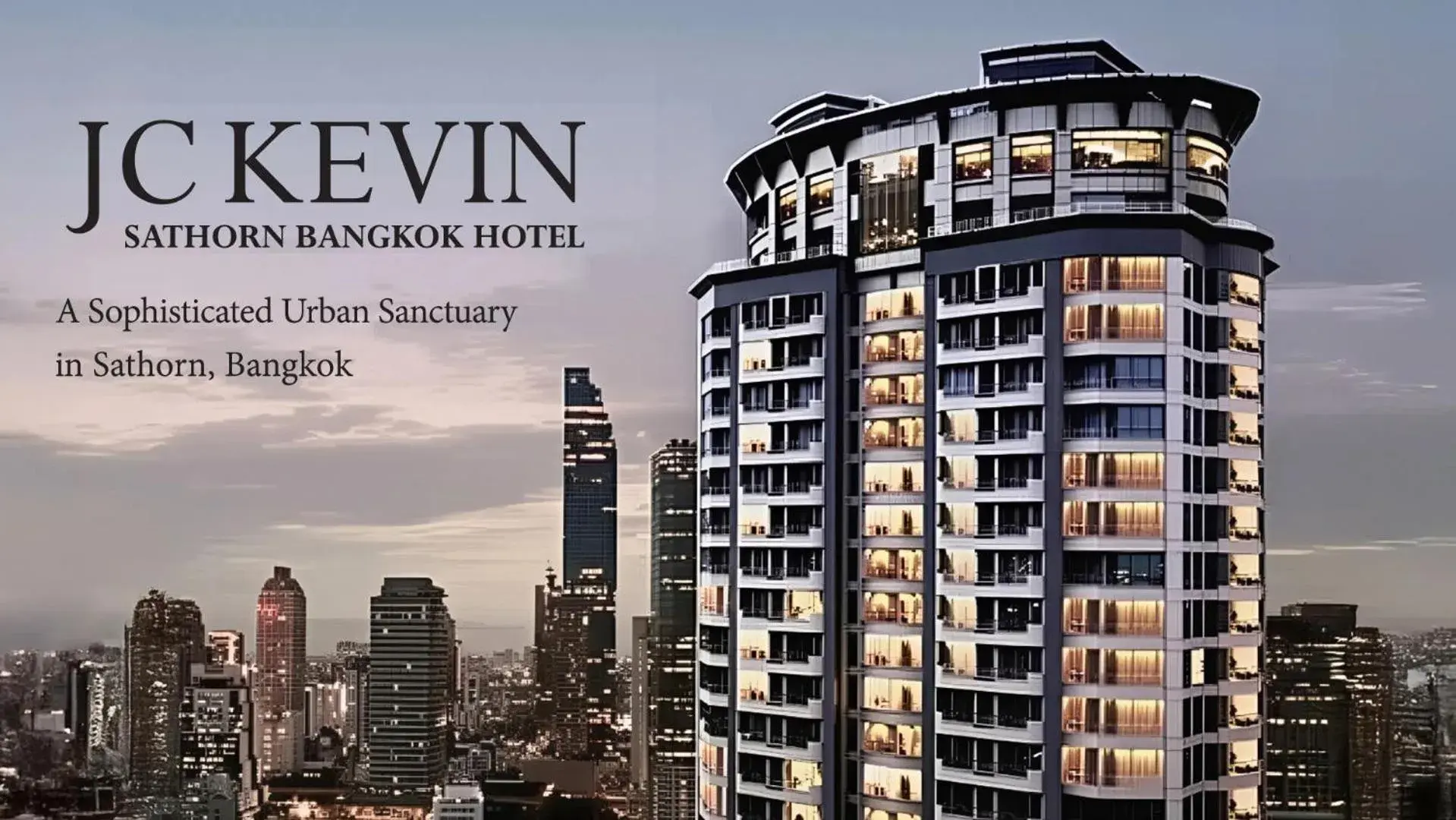 Property building in JC Kevin Sathorn Bangkok Hotel Property building in JC Kevin Sathorn Bangkok Hotel