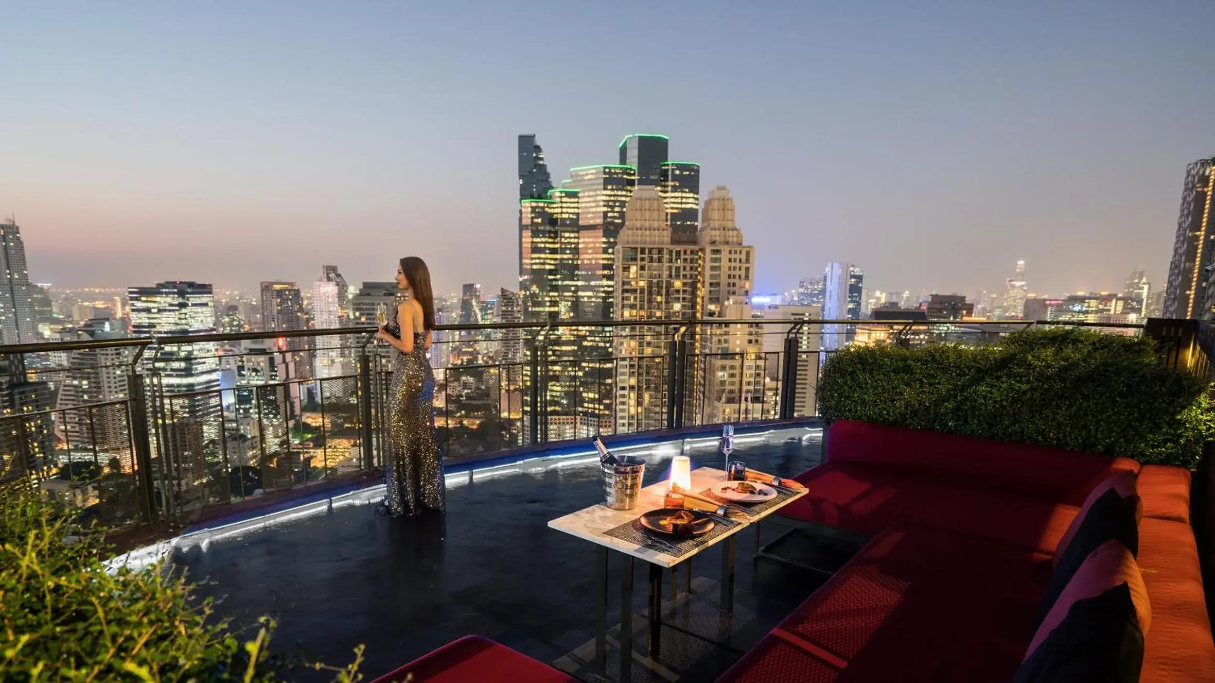 Lounge or bar in JC Kevin Sathorn Bangkok Hotel Lounge or bar in JC Kevin Sathorn Bangkok Hotel