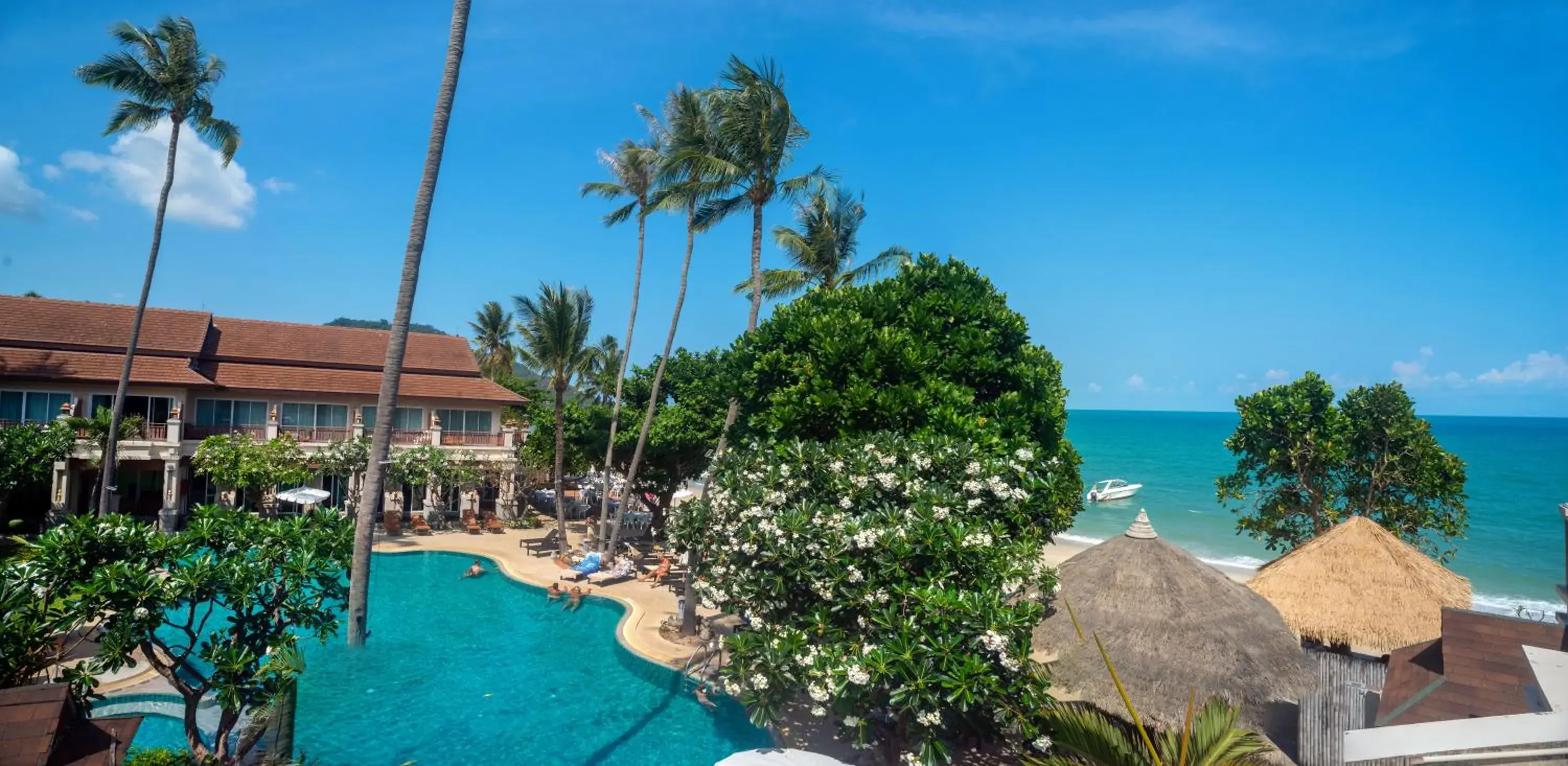 Pool view in Aloha Resort Pool view in Aloha Resort
