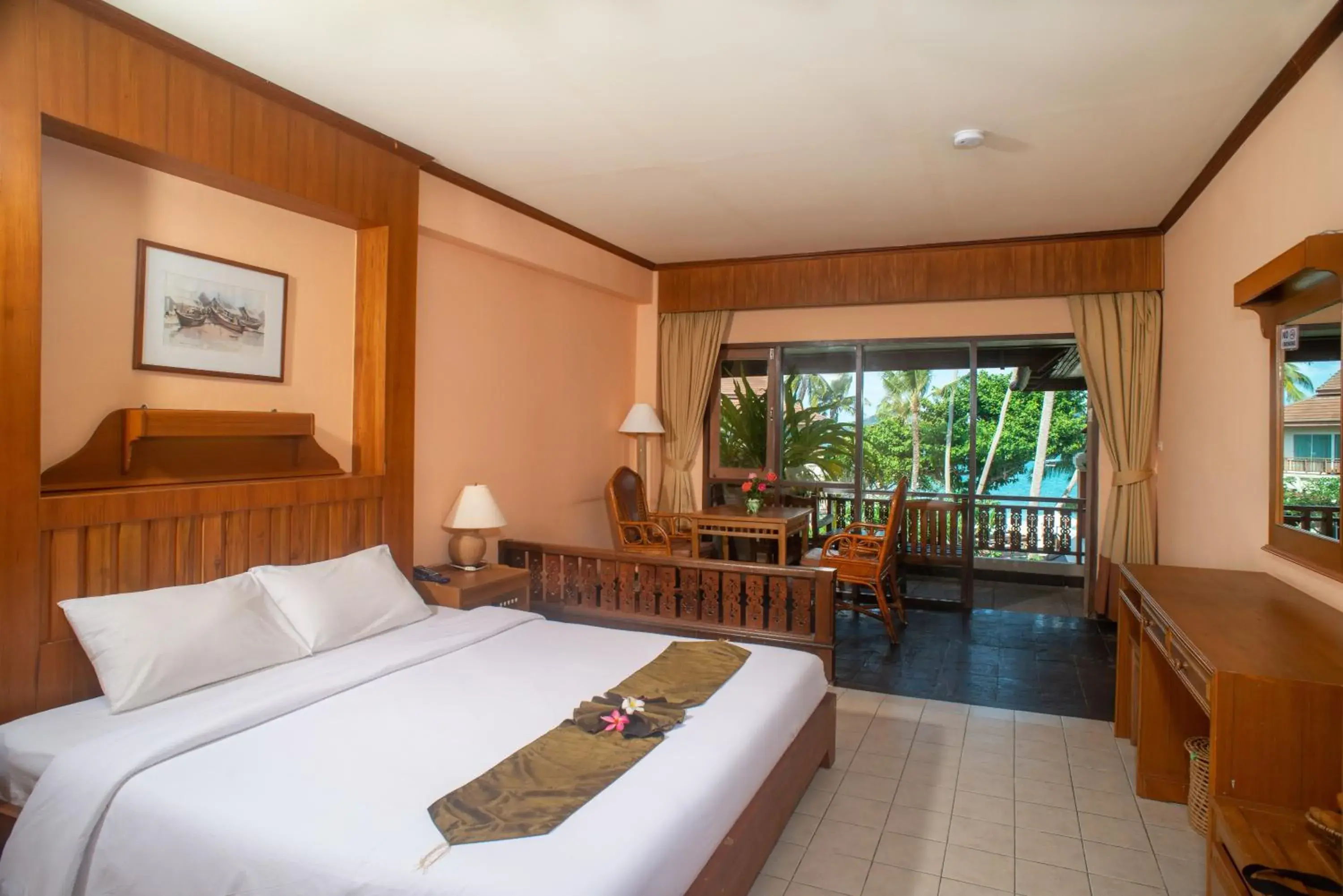 Balcony/Terrace, Bed in Aloha Resort Balcony/Terrace, Bed in Aloha Resort