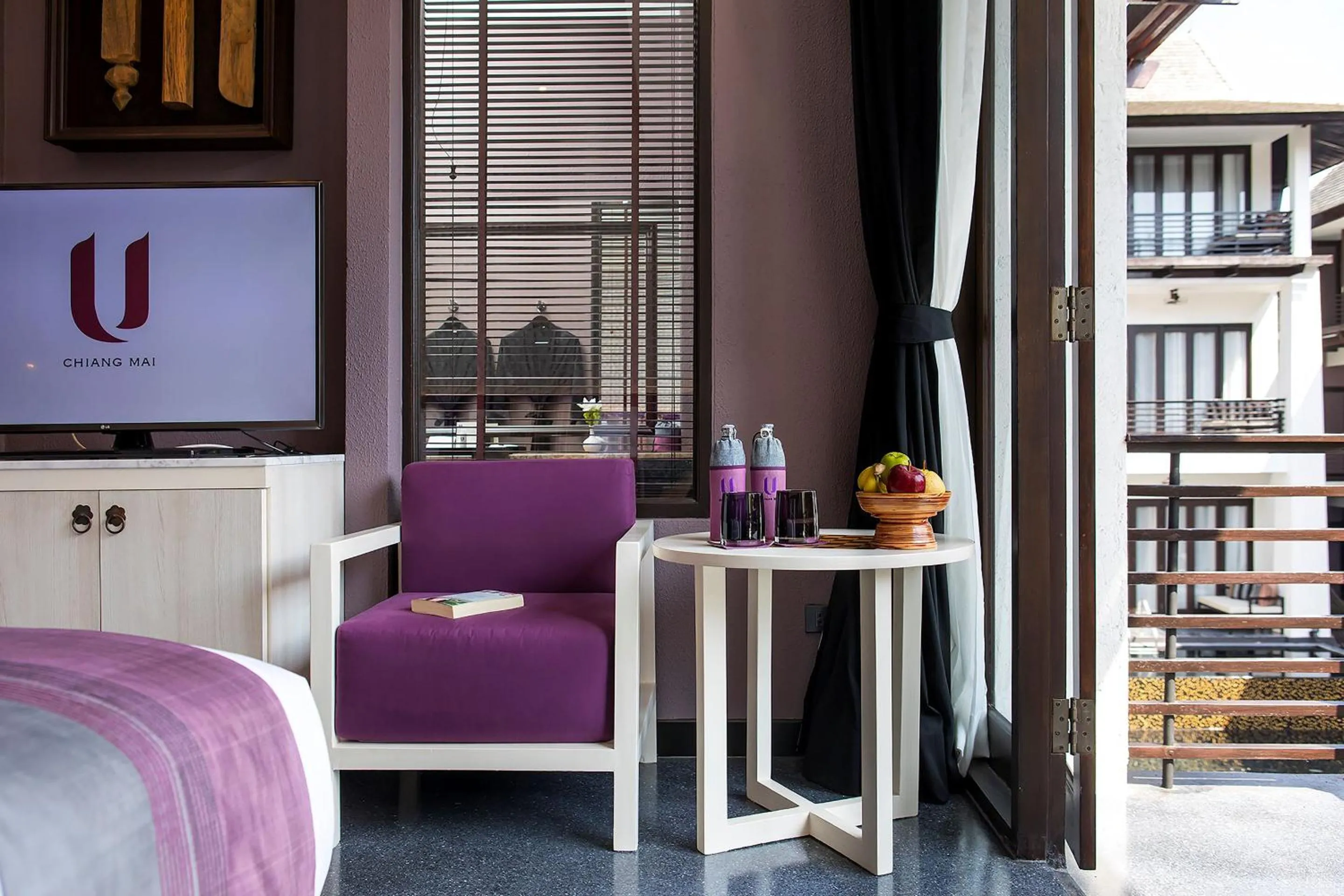 Seating area in U Chiang Mai