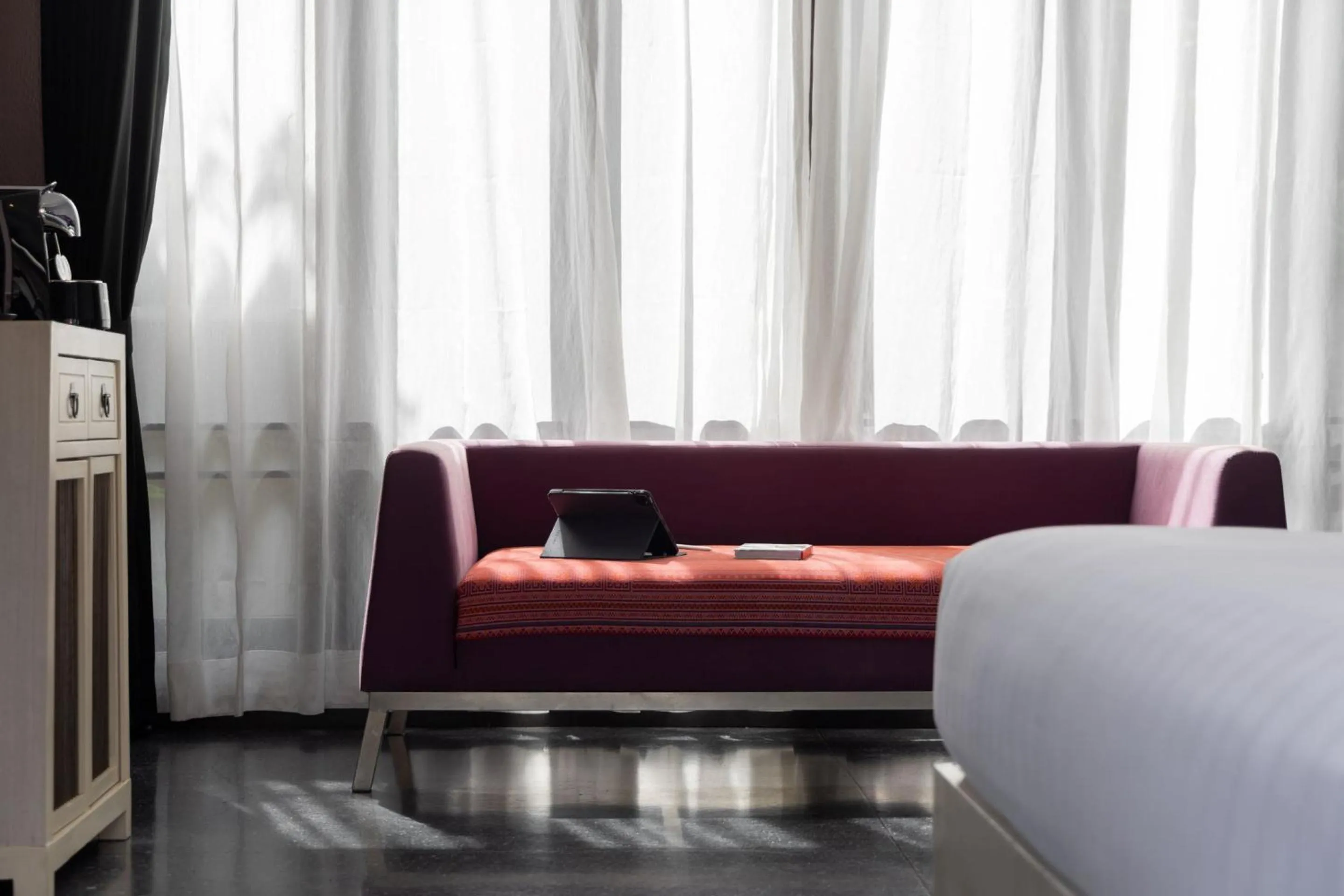 Seating area in U Chiang Mai