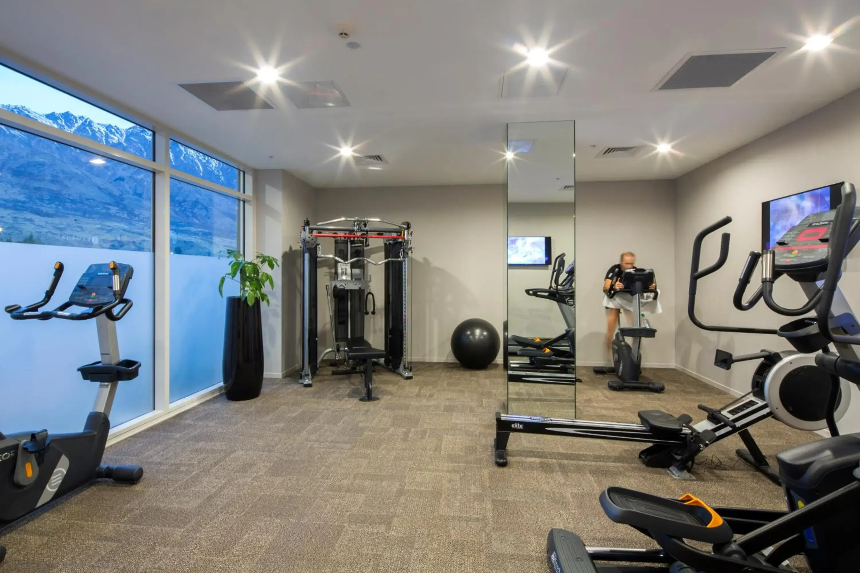 Fitness centre/facilities in Ramada Suites by Wyndham Queenstown Remarkables Park Fitness centre/facilities in Ramada Suites by Wyndham Queenstown Remarkables Park