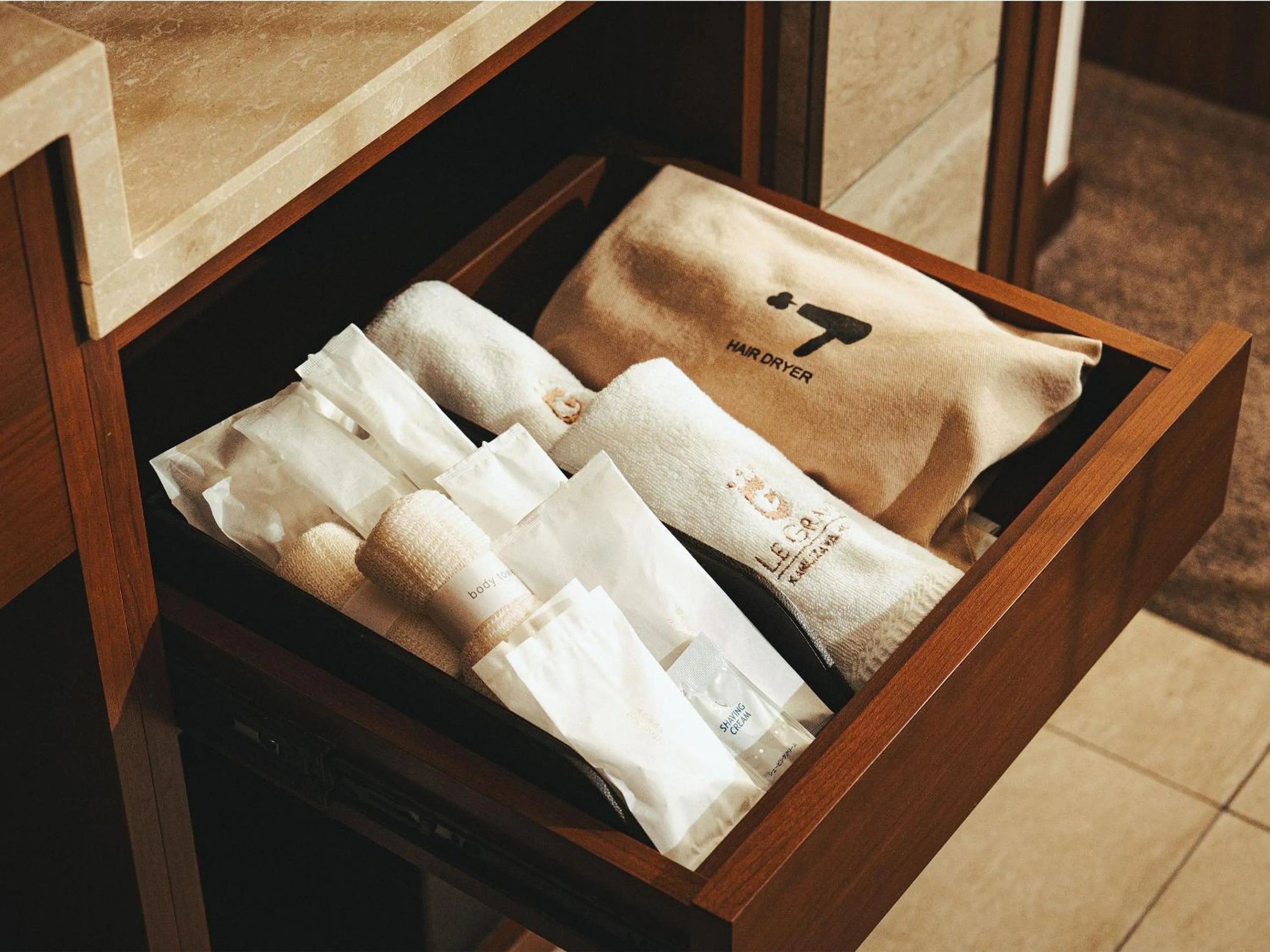 towels in Le Grand Kyu Karuizawa