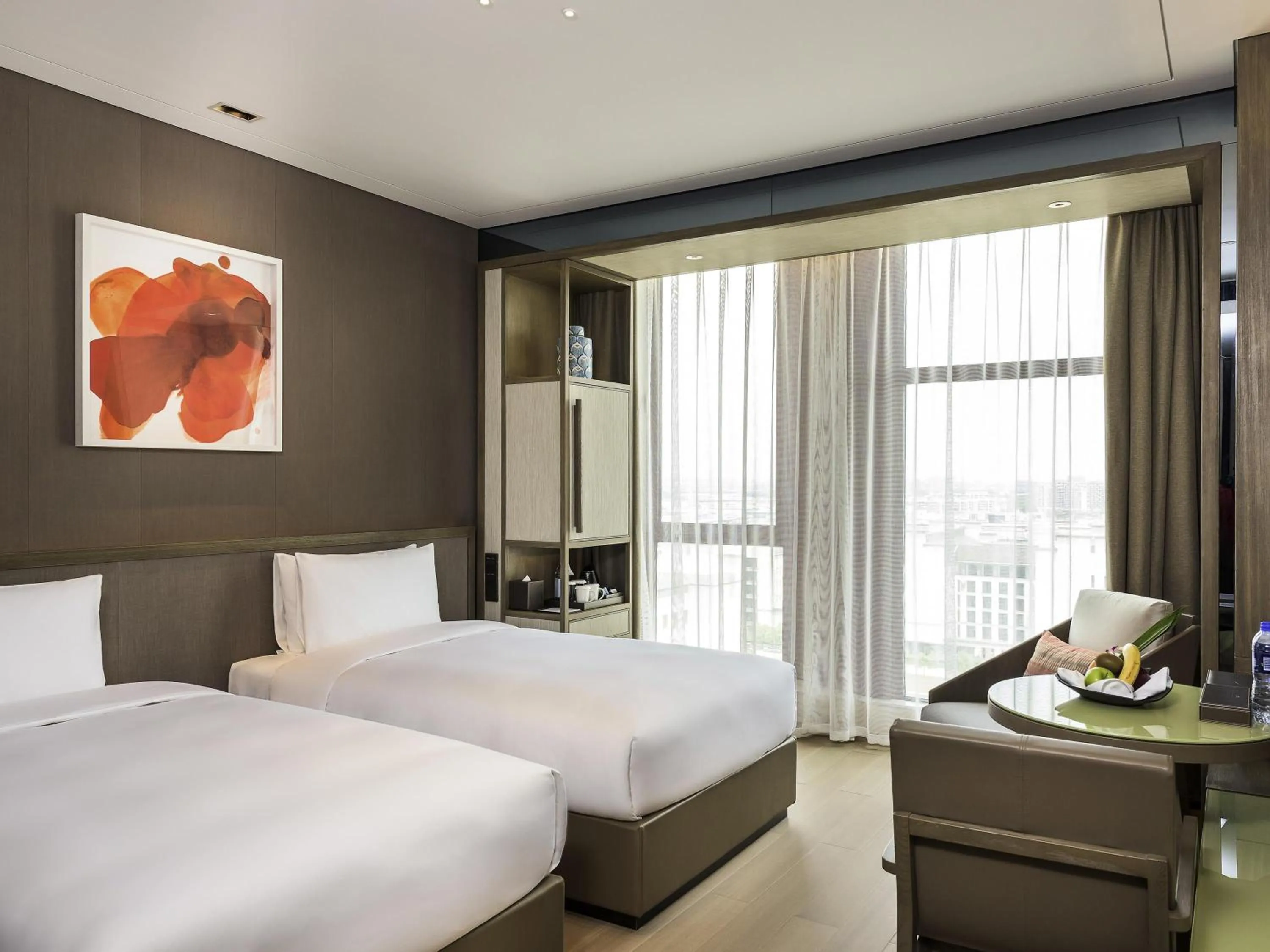 Bedroom, Bed in Novotel Shanghai Clover