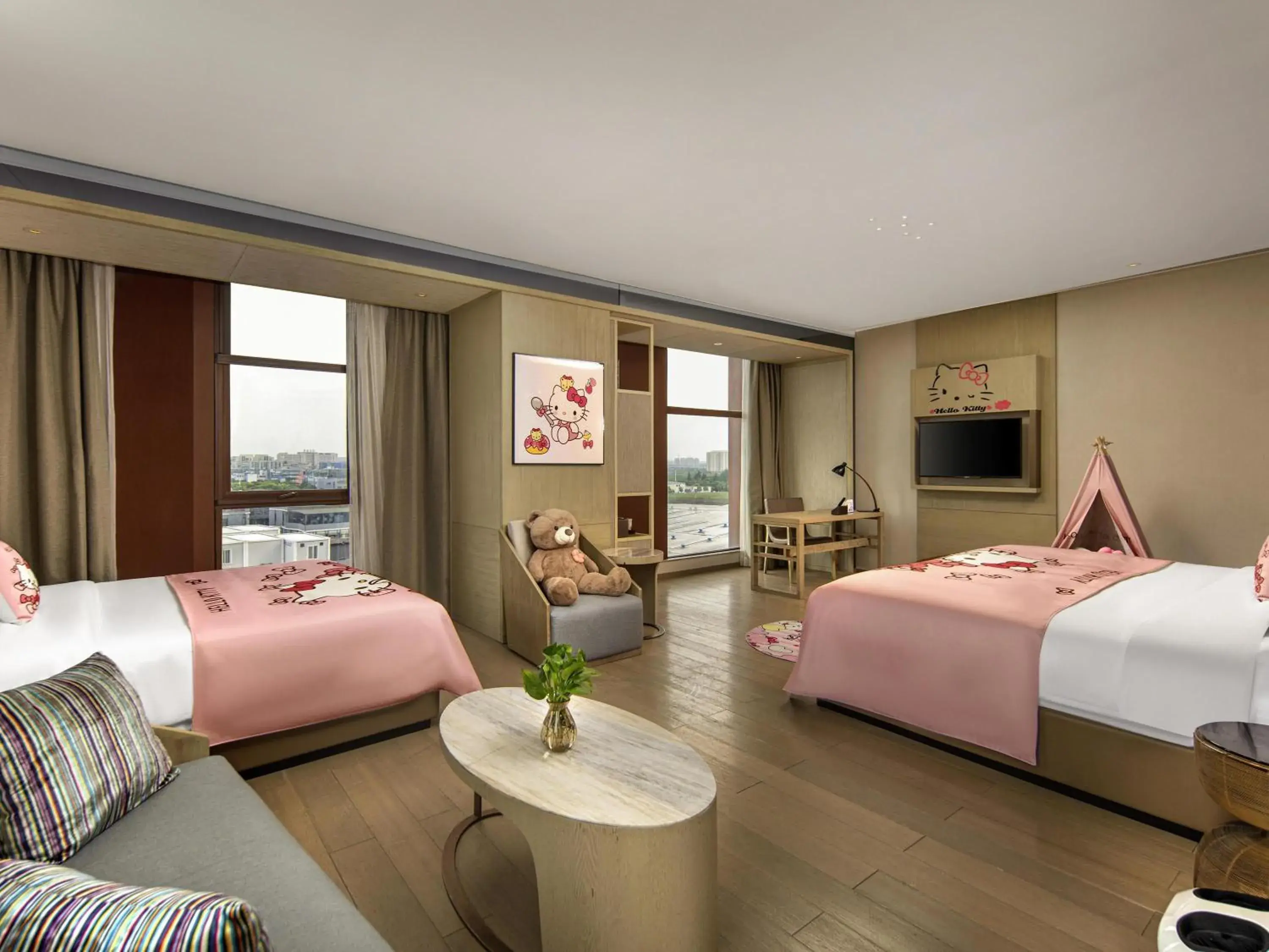 Bedroom, Bed in Novotel Shanghai Clover Bedroom, Bed in Novotel Shanghai Clover