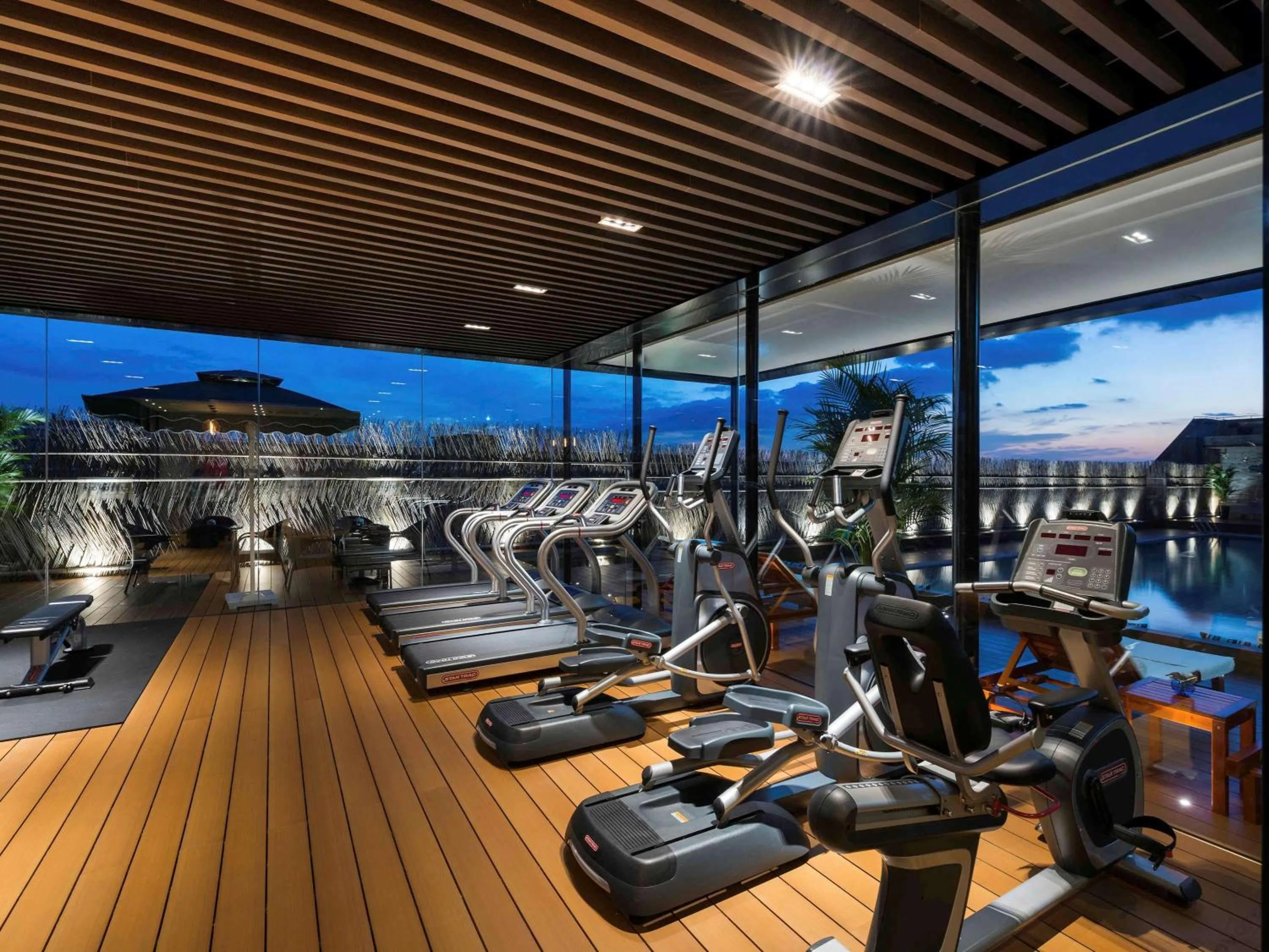 Fitness centre/facilities in Novotel Shanghai Clover