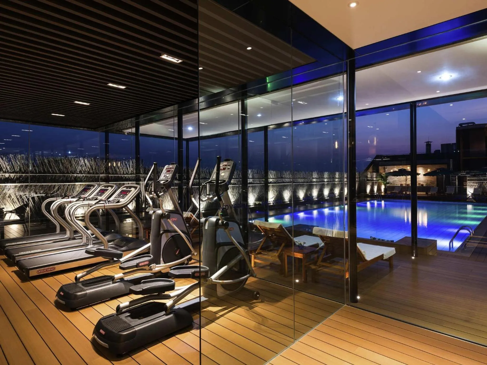 Fitness centre/facilities in Novotel Shanghai Clover