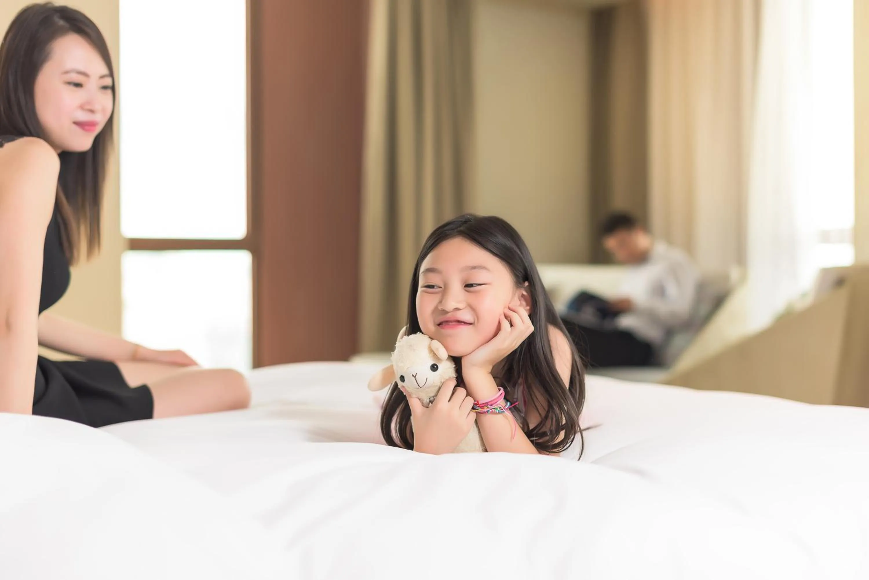 Family, Bed in Novotel Shanghai Clover