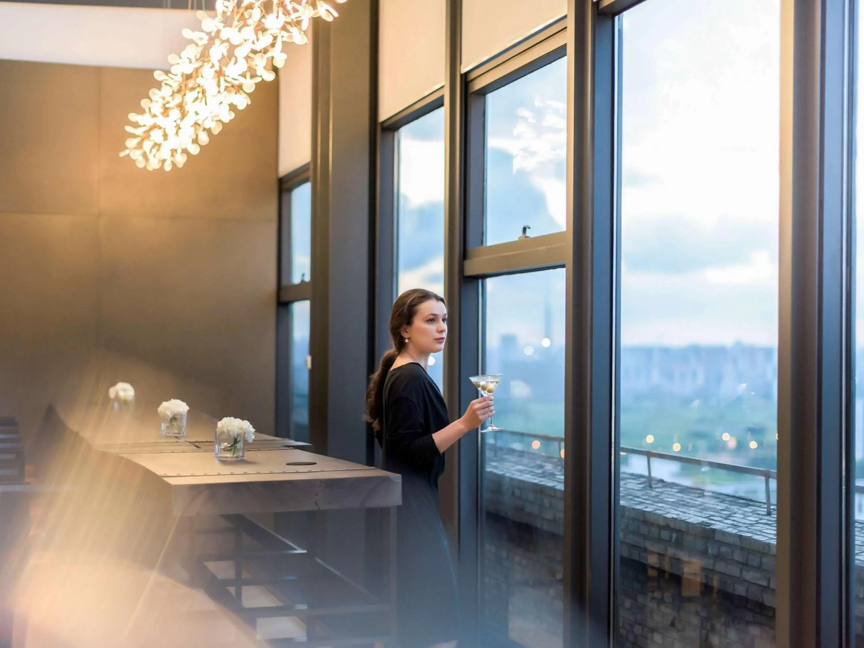 Lounge or bar in Novotel Shanghai Clover