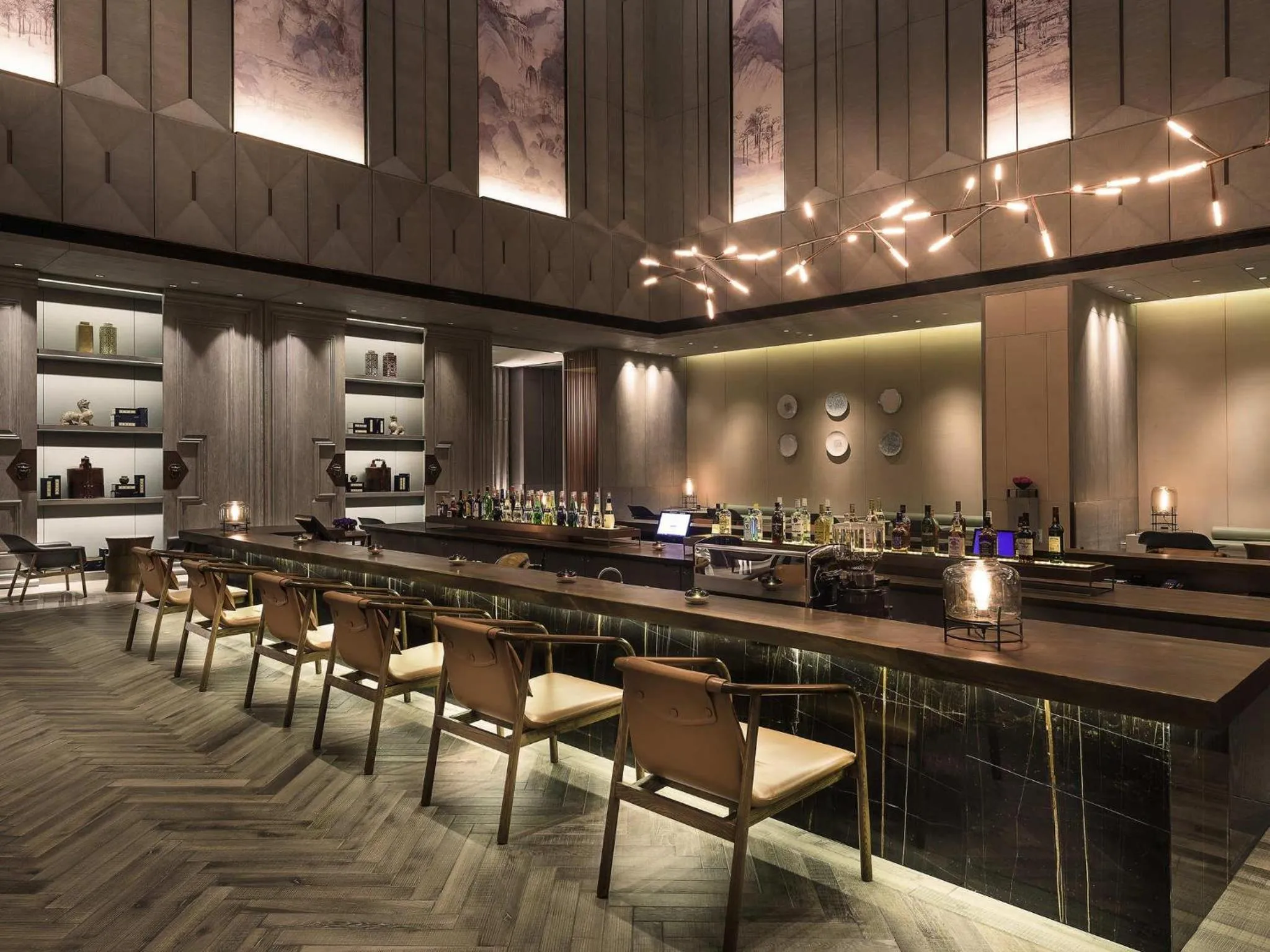Lounge or bar in Novotel Shanghai Clover