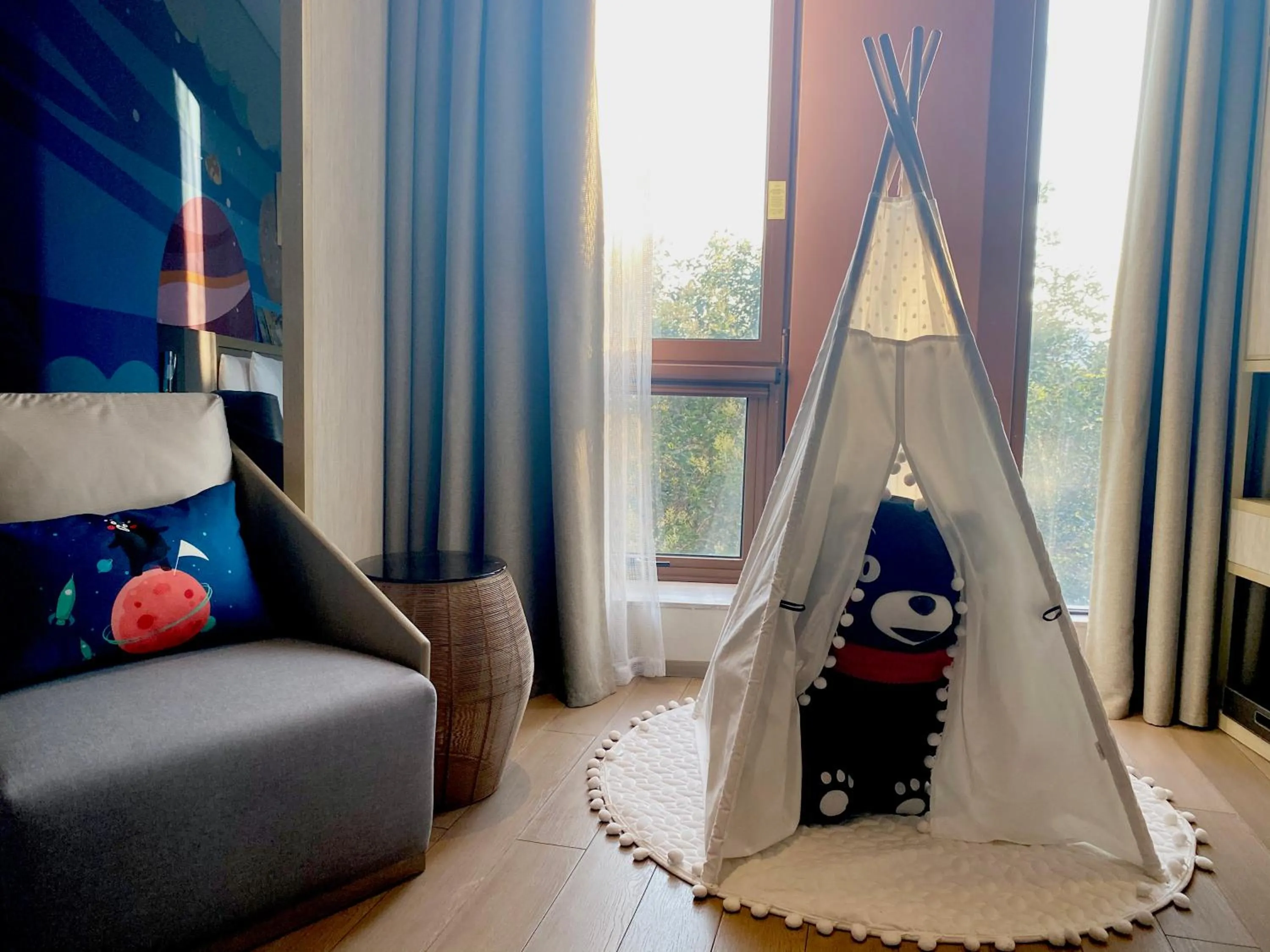 On site in Novotel Shanghai Clover