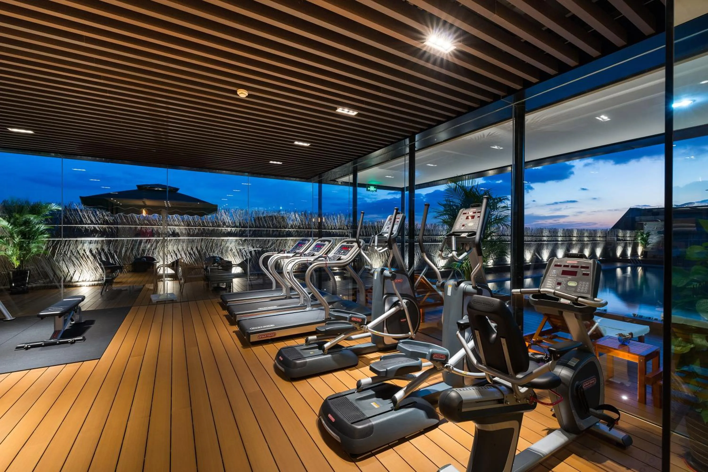 Fitness centre/facilities in Novotel Shanghai Clover