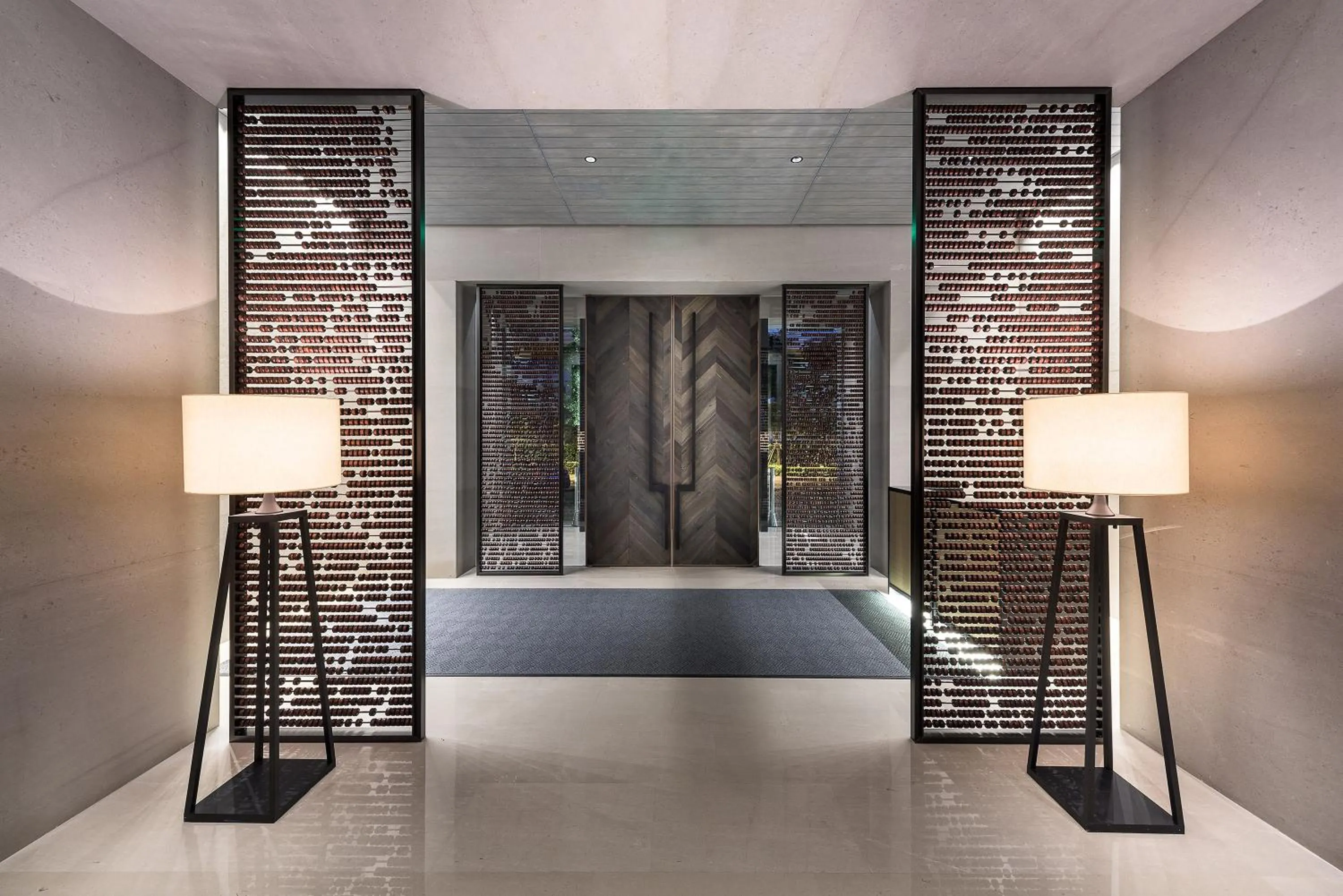 Decorative detail in Novotel Shanghai Clover