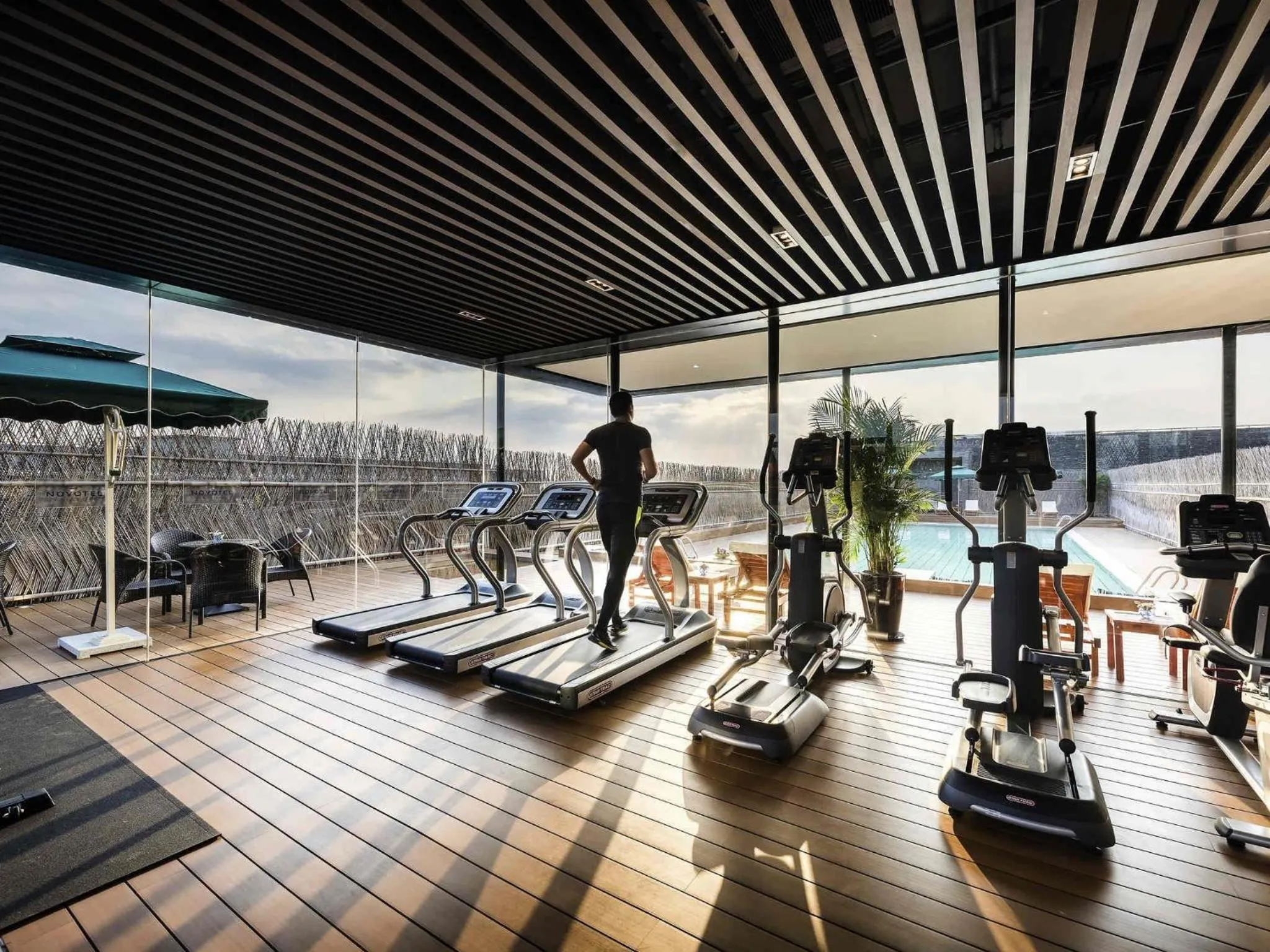 Fitness centre/facilities in Novotel Shanghai Clover