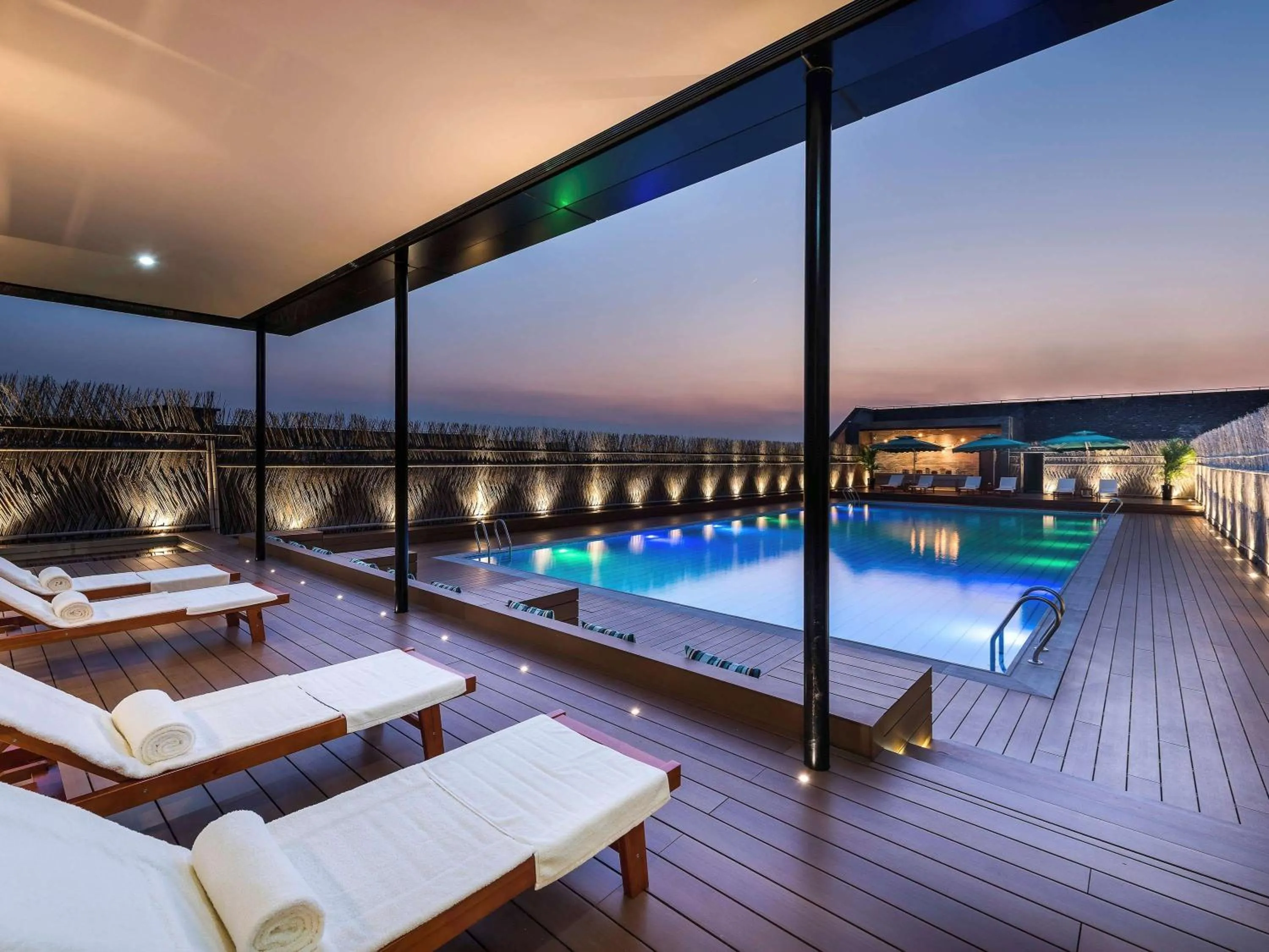 On site in Novotel Shanghai Clover