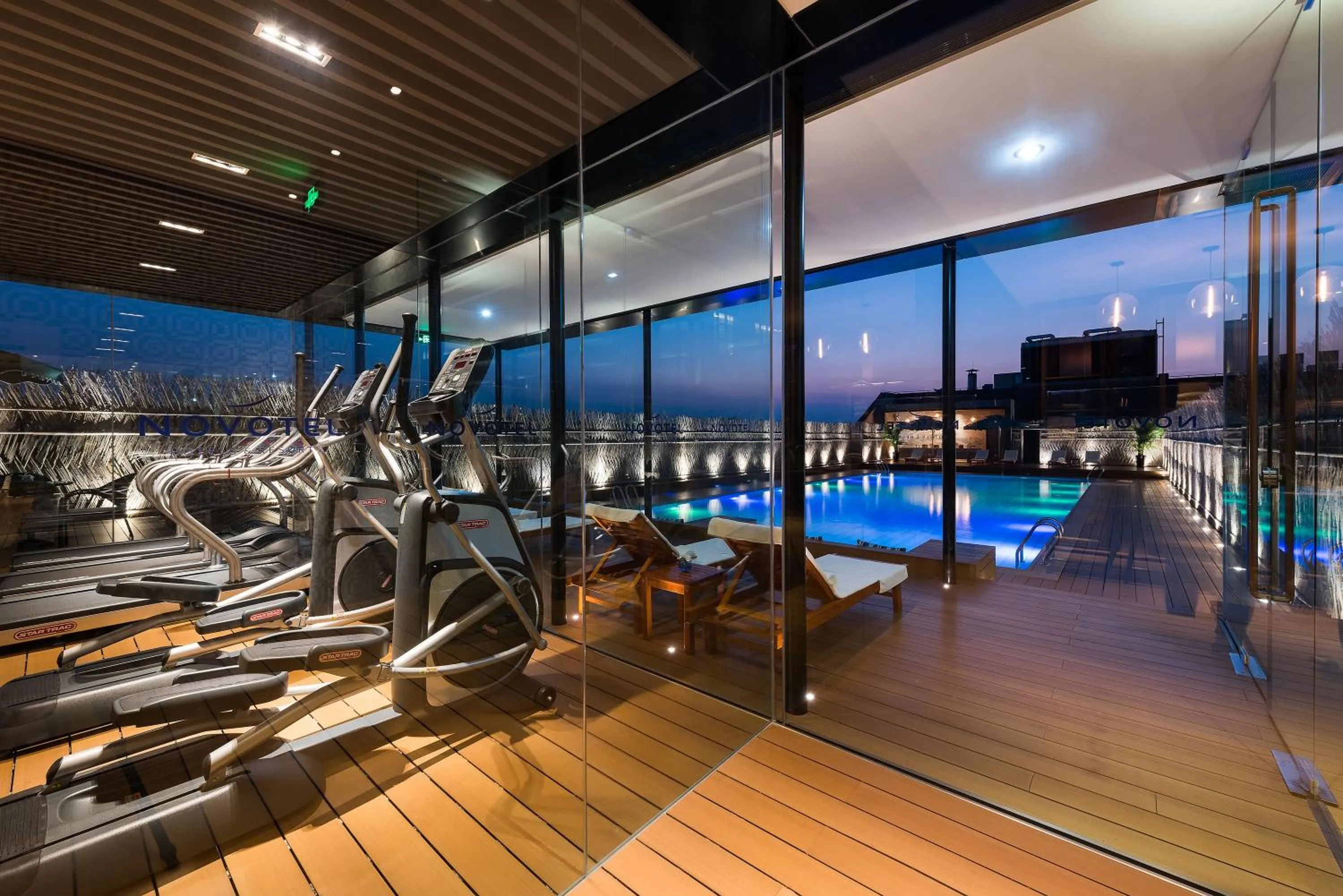 Fitness centre/facilities in Novotel Shanghai Clover