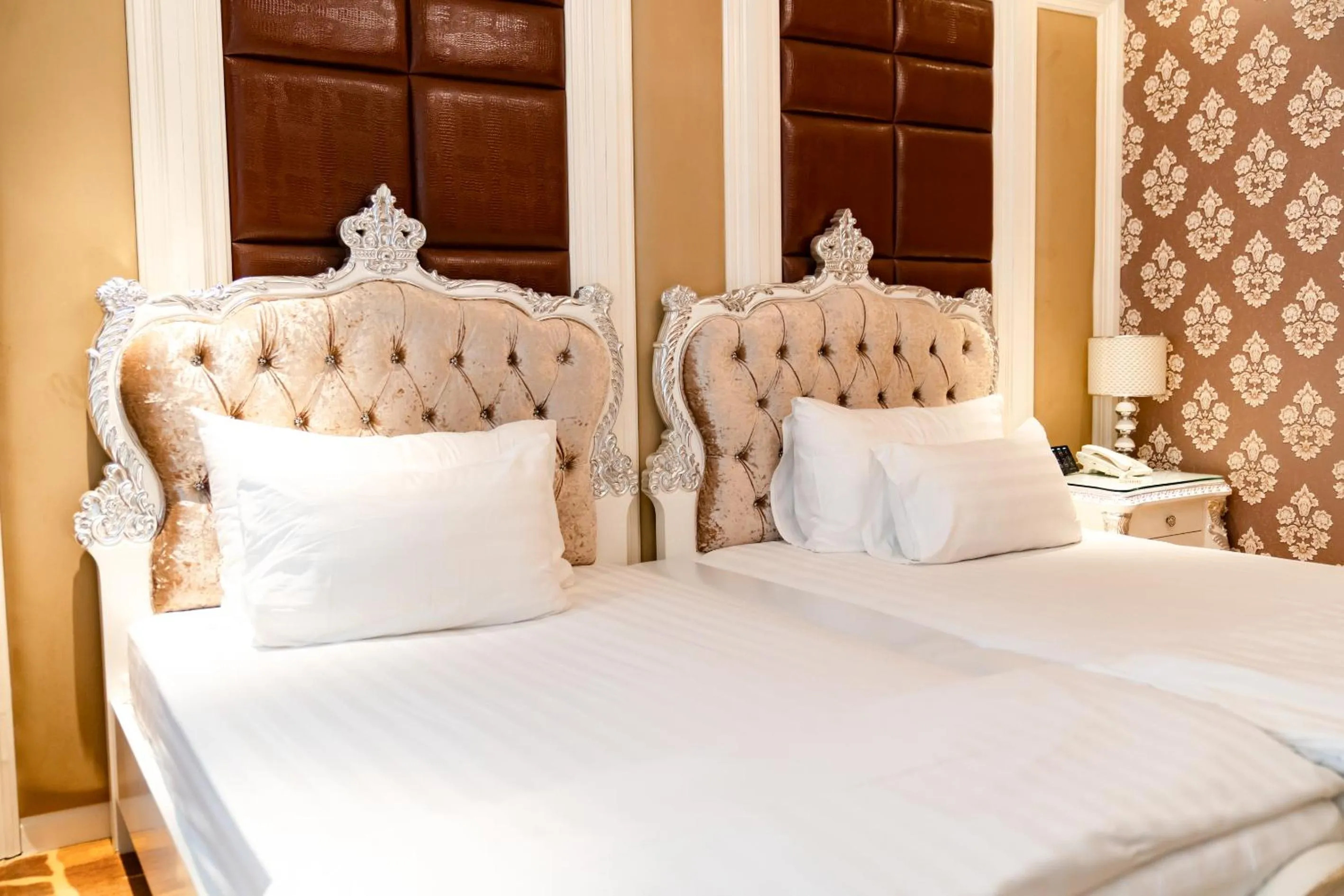 Bed in Hoang Trieu Hotel