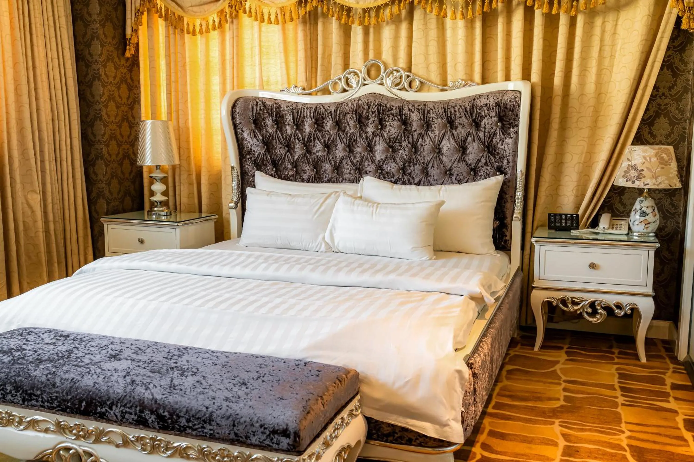 Bed in Hoang Trieu Hotel