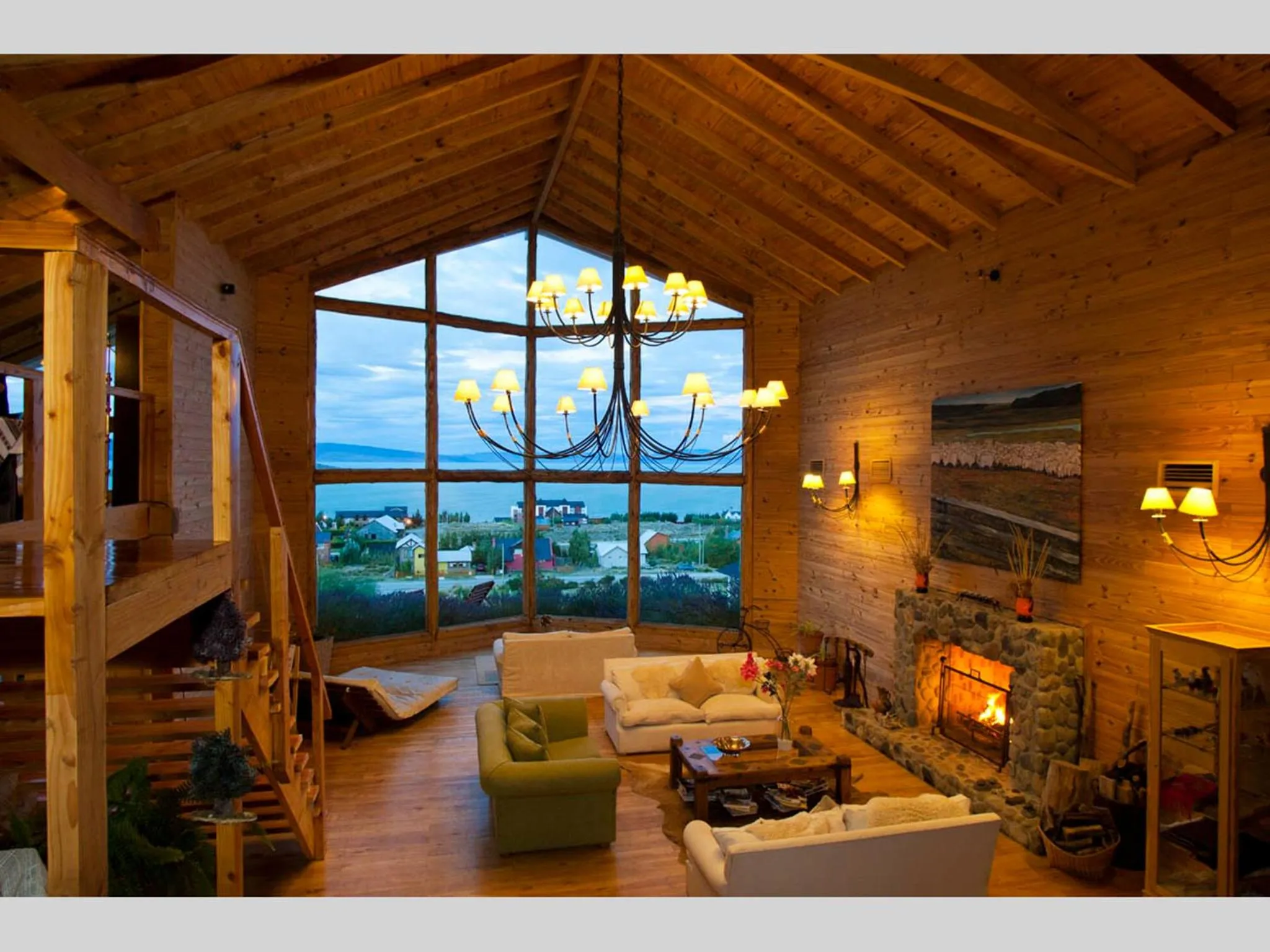 Living room in Blanca Patagonia Hostería Boutique y Cabañas