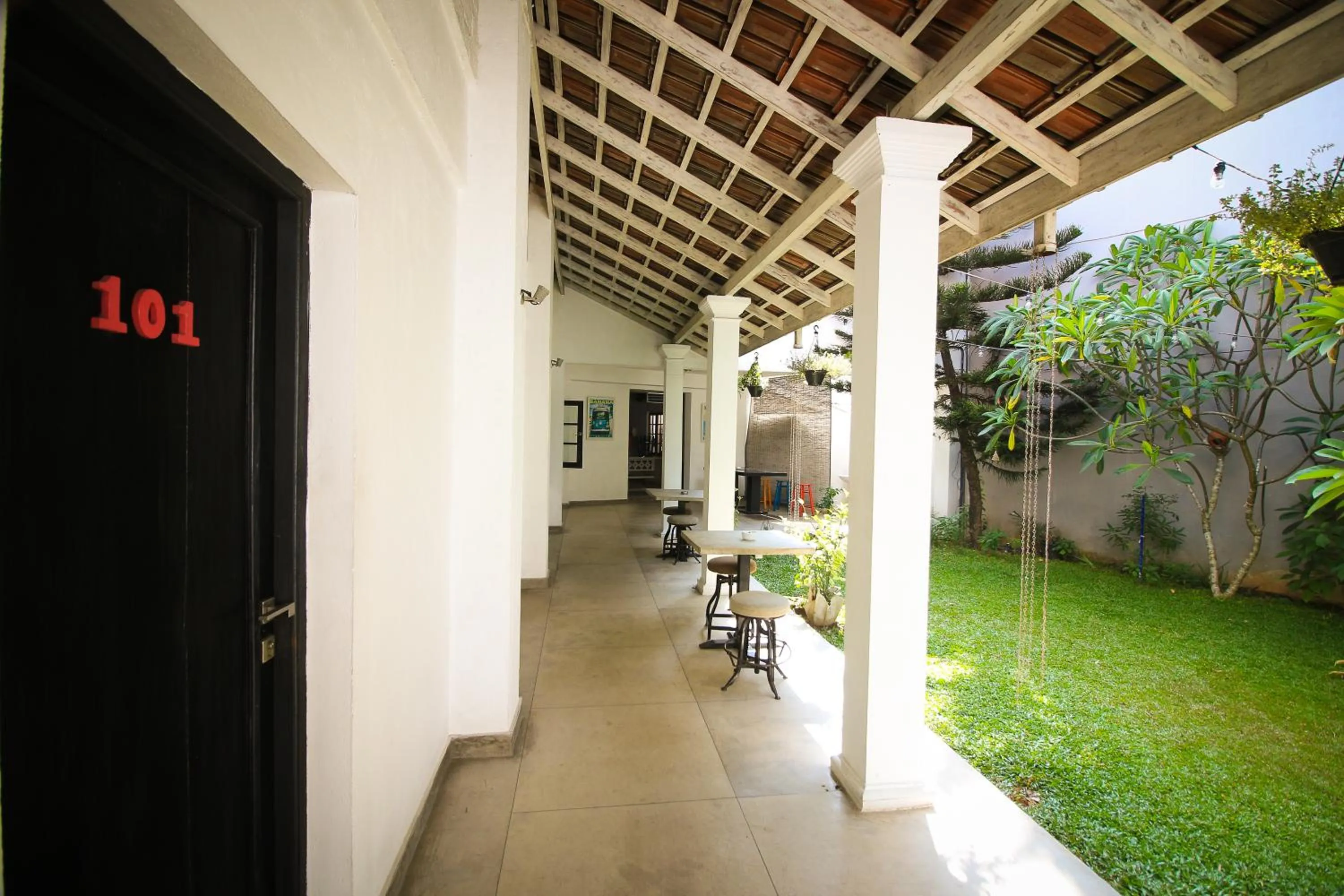 Patio in Clock Inn Dehiwala