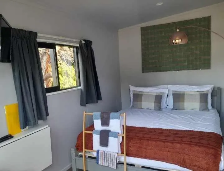 Bed in Leithfield Beach Holiday Park