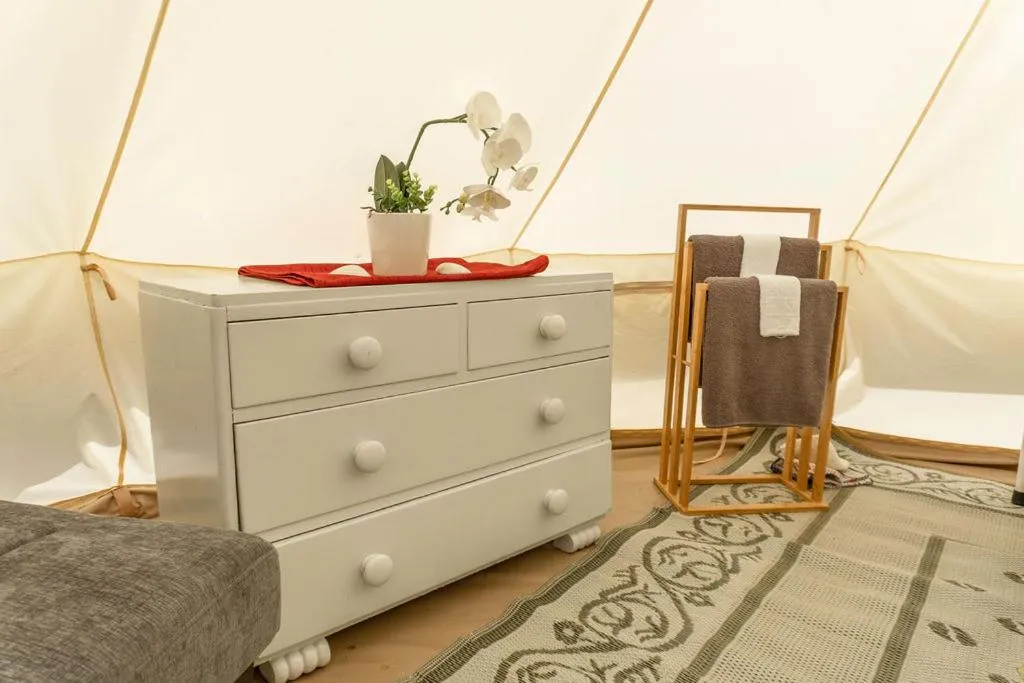 Living room in Leithfield Beach Holiday Park