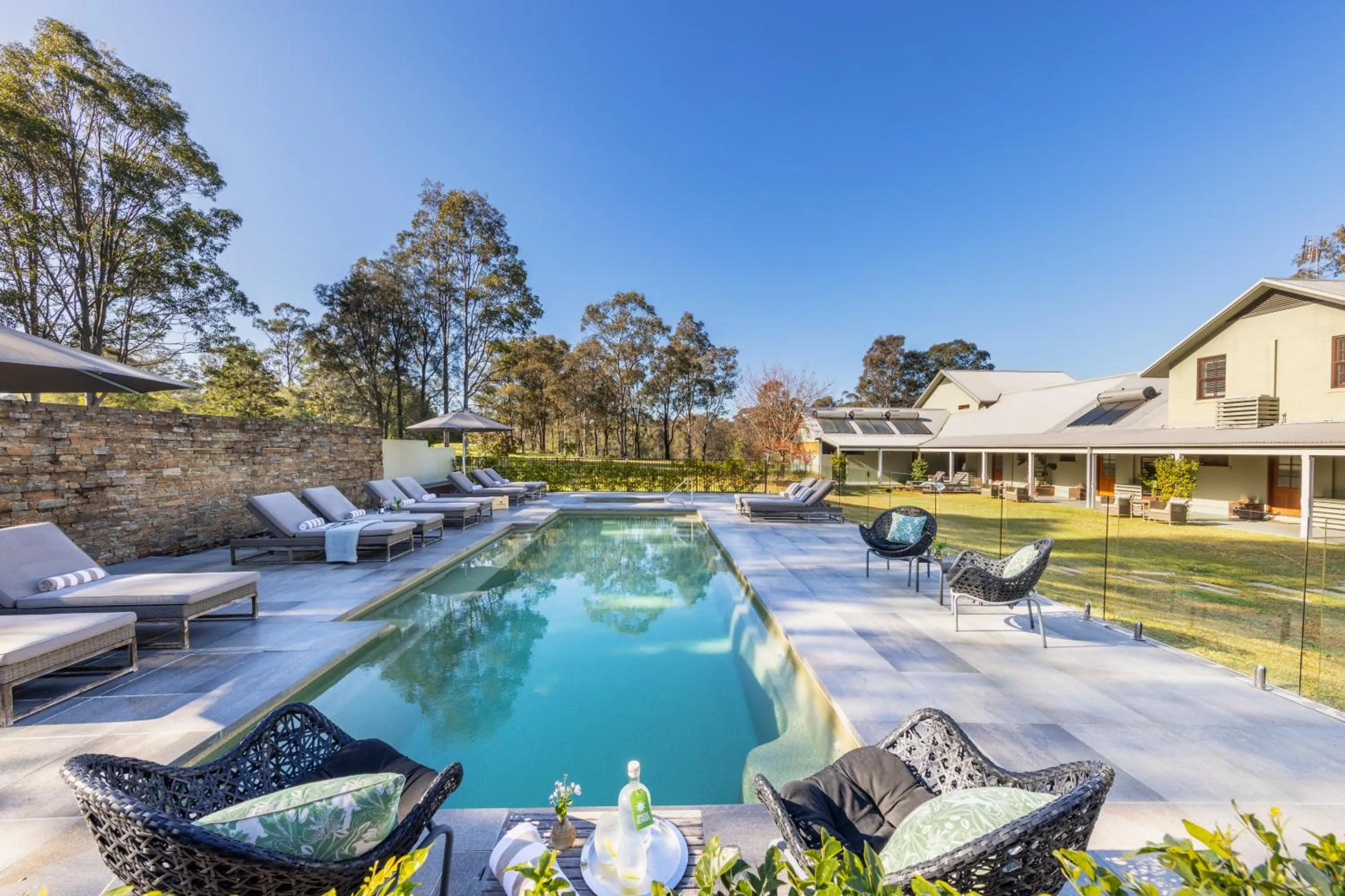 Swimming pool in Spicers Vineyards Estate