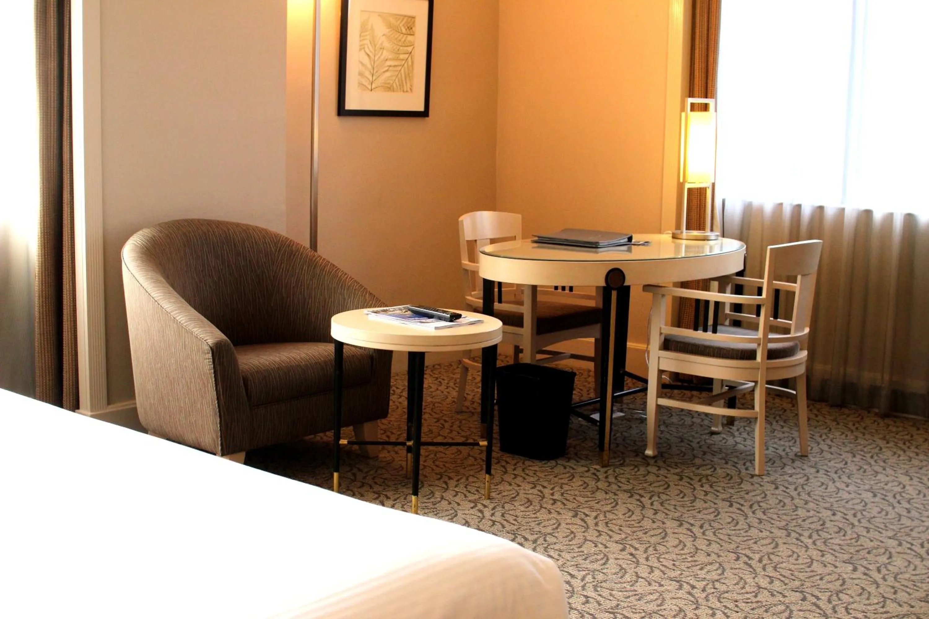 Seating area in York Hotel