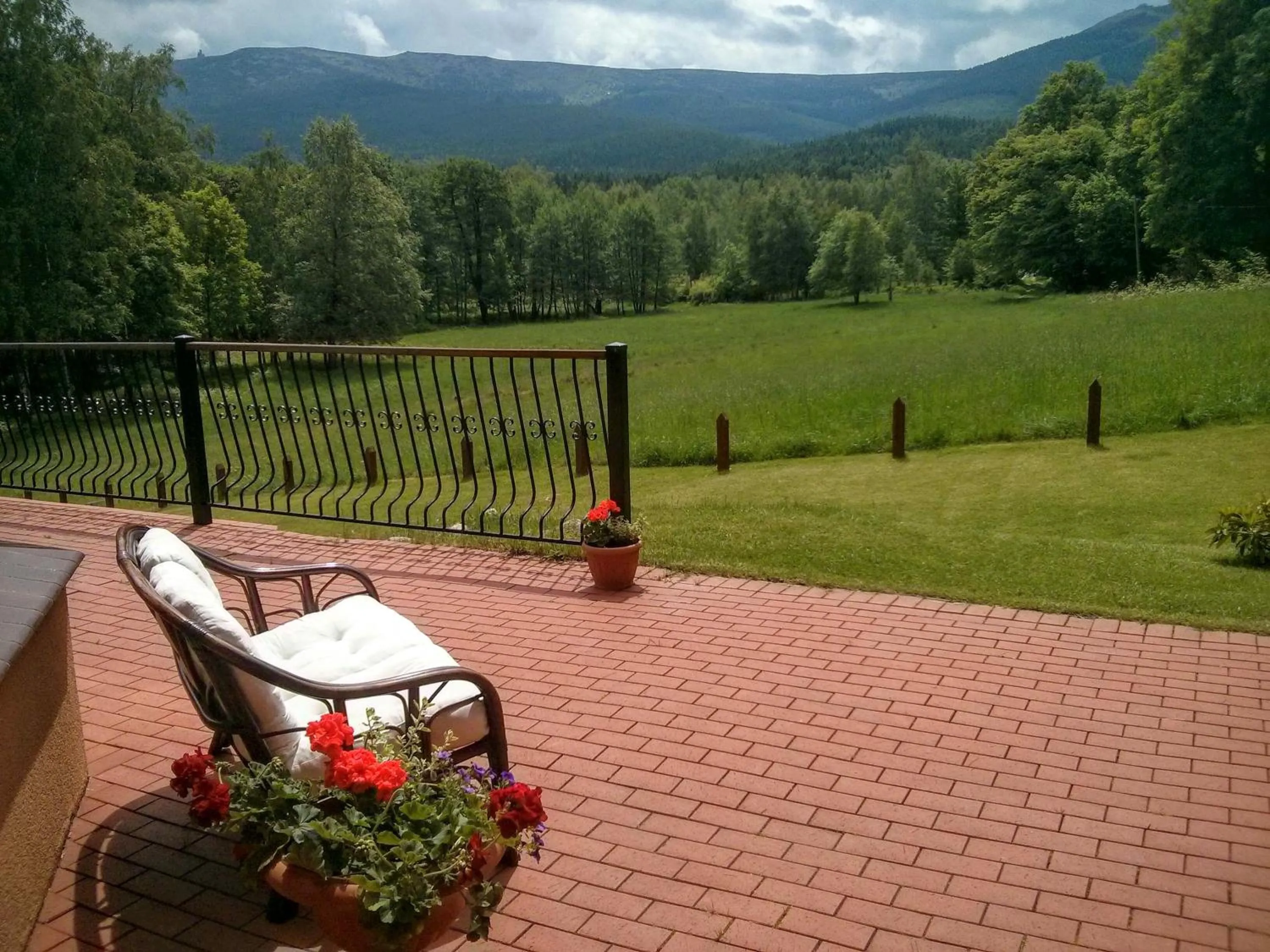 Balcony/Terrace in Willa Leśna Polana