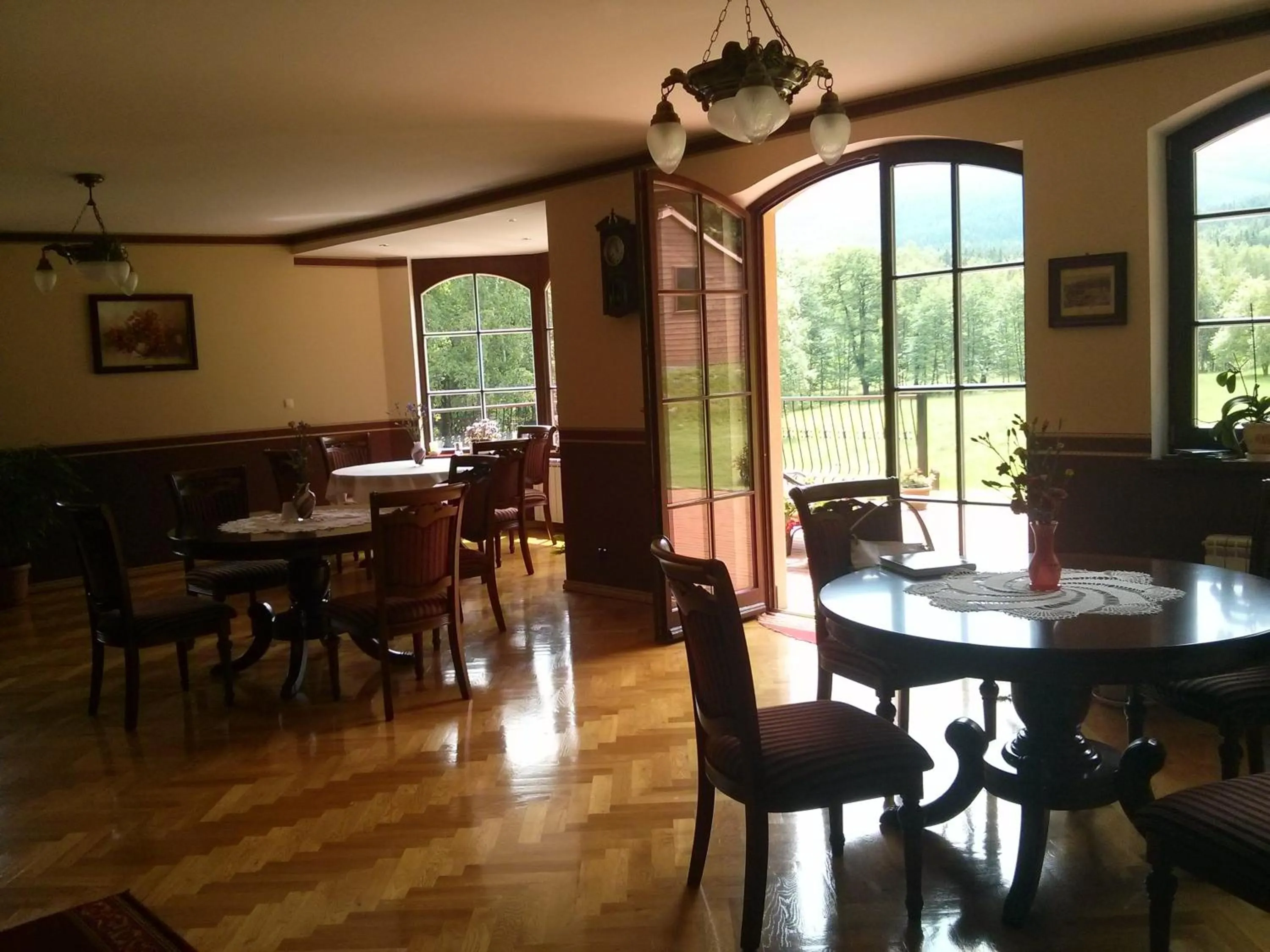 Balcony/Terrace in Willa Leśna Polana