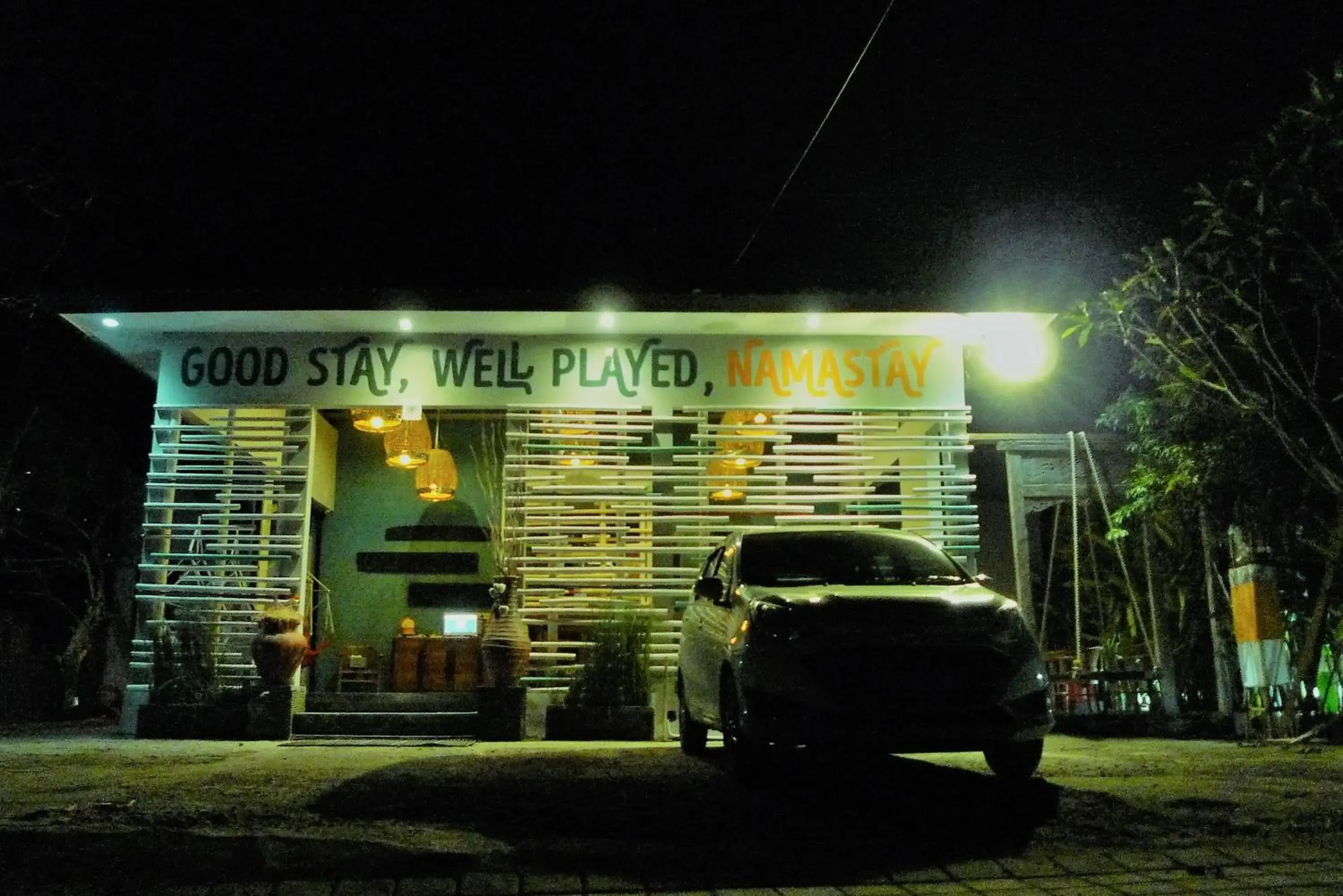 Facade/entrance in NamaStay Facade/entrance in NamaStay