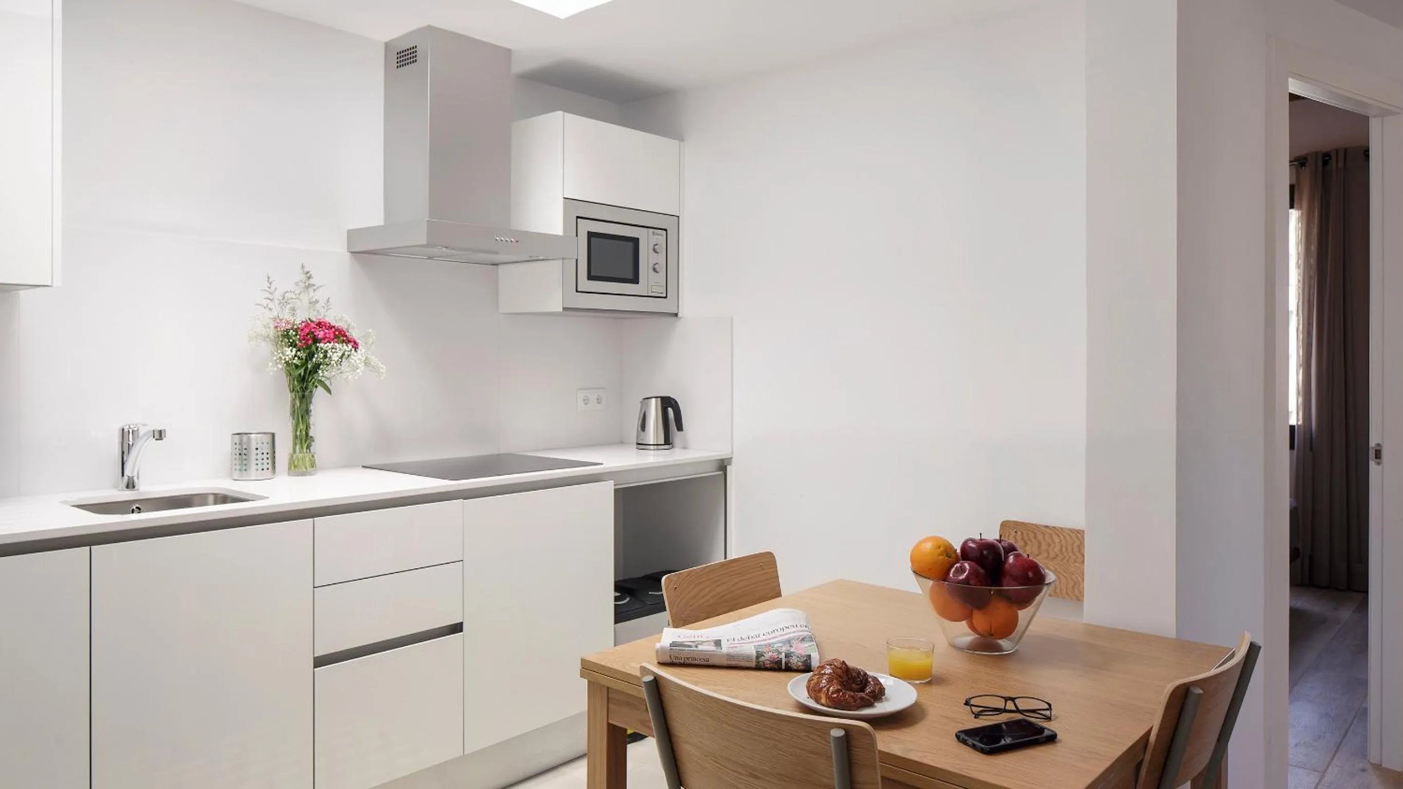 Kitchen or kitchenette in Hotel Sagrada Familia Apartments
