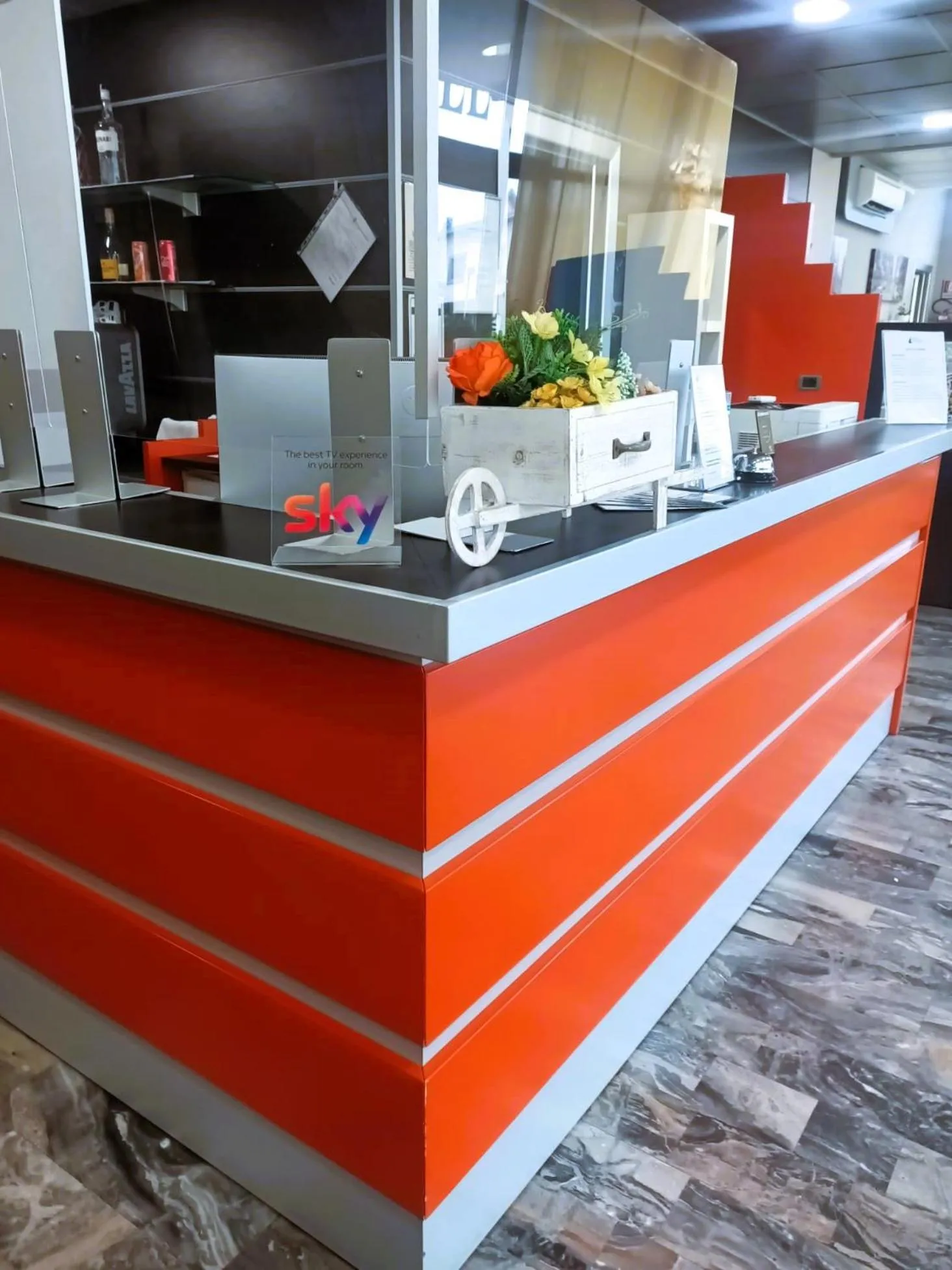 Lobby or reception in Hotel Meuble' Atlantic