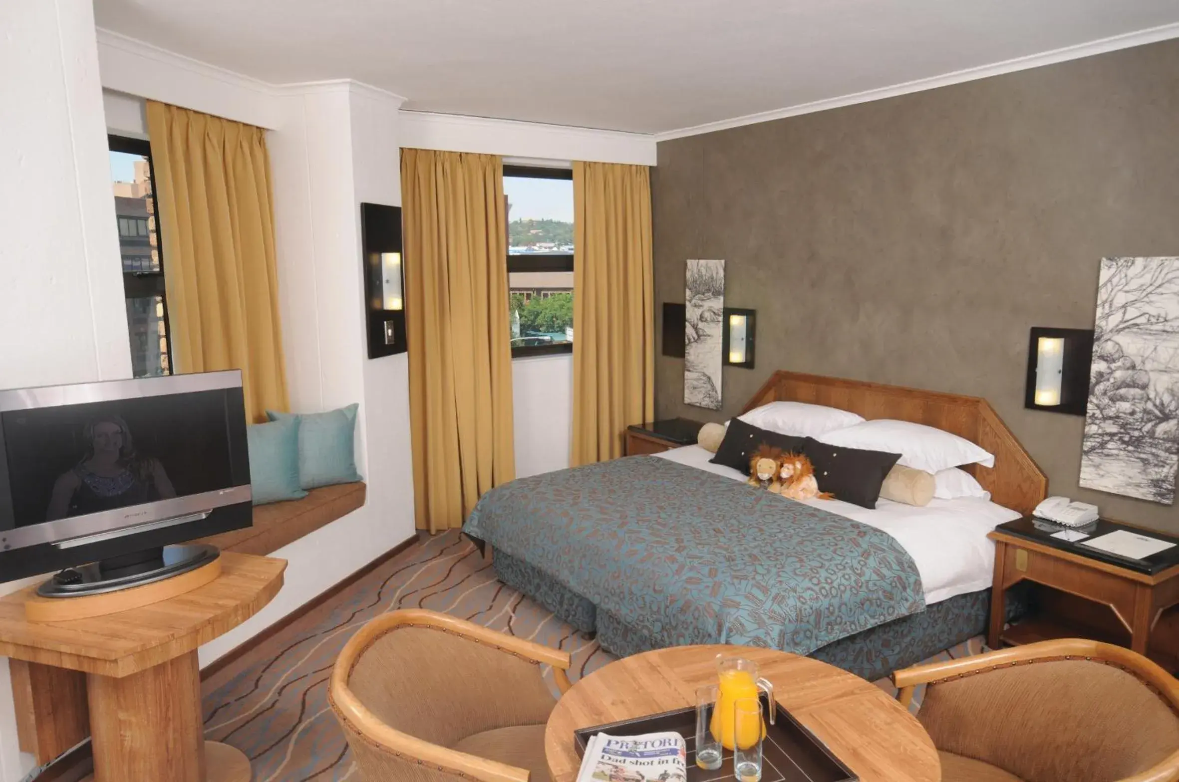 Bed in The Centurion Hotel Bed in The Centurion Hotel