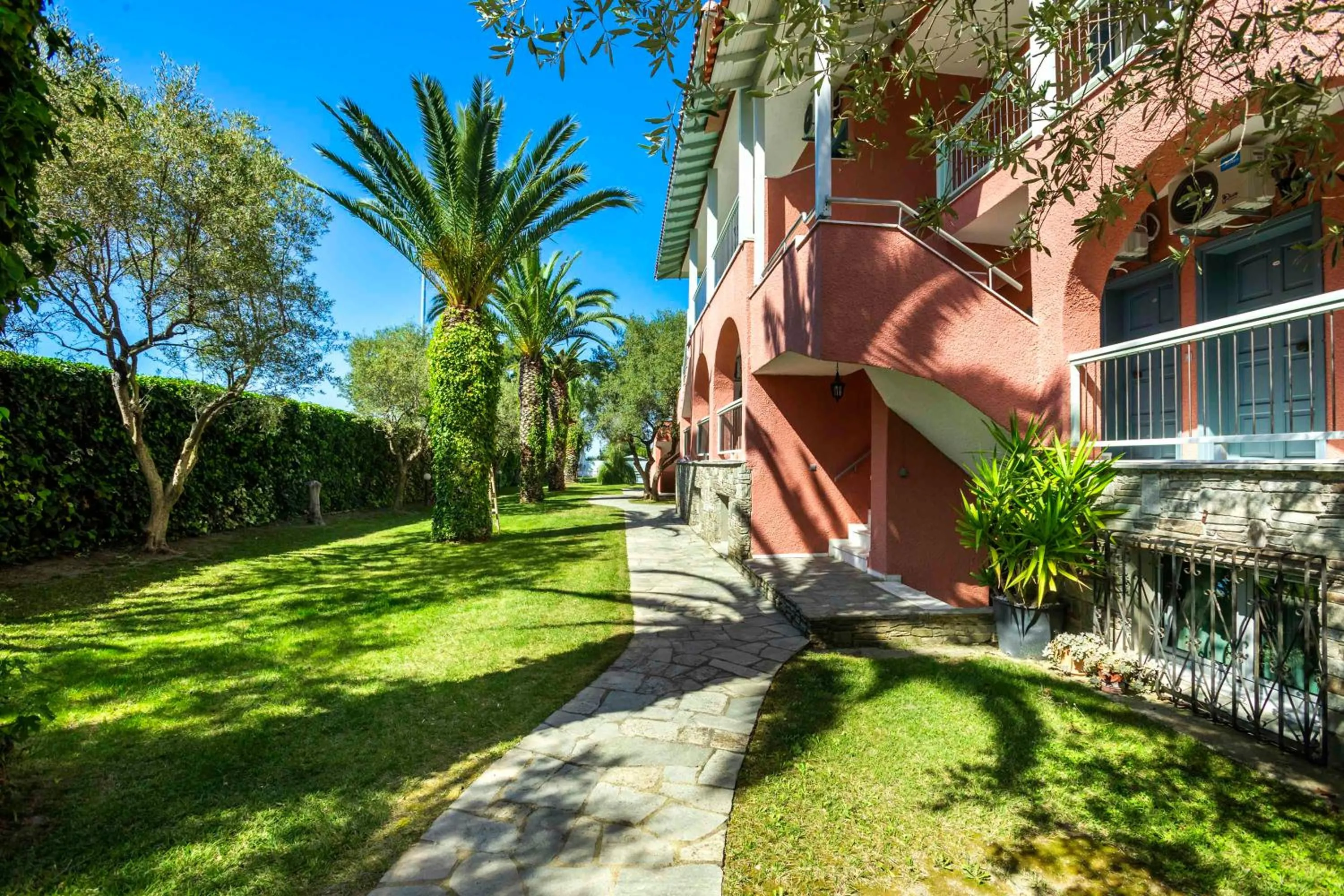 Property building in Hotel Hanioti Village Spa