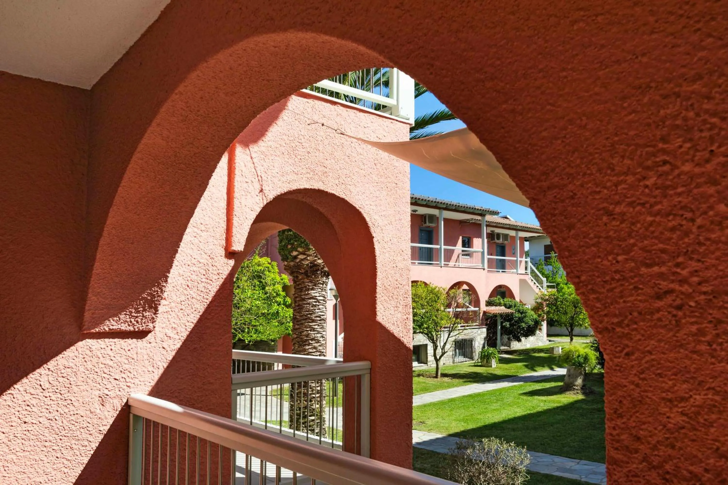 Property building in Hotel Hanioti Village Spa