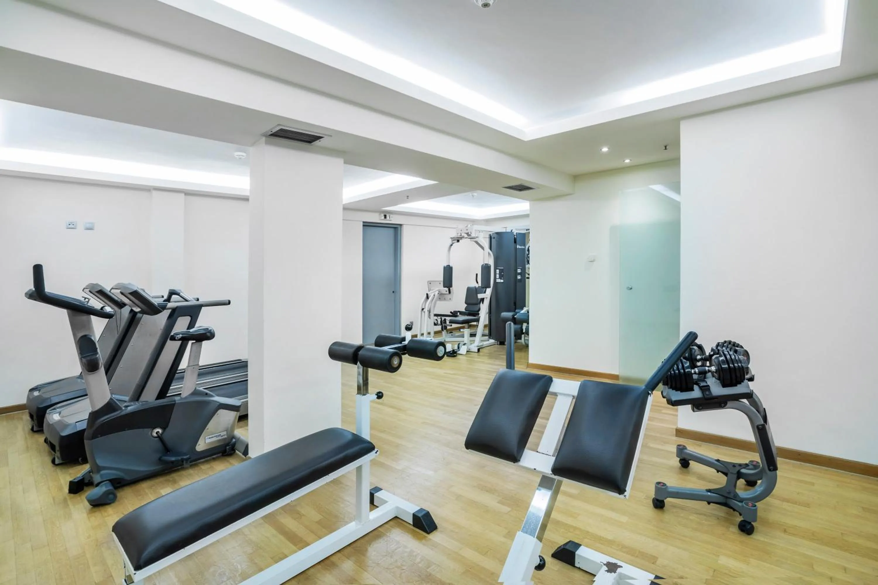 Fitness centre/facilities in Hotel Hanioti Village Spa