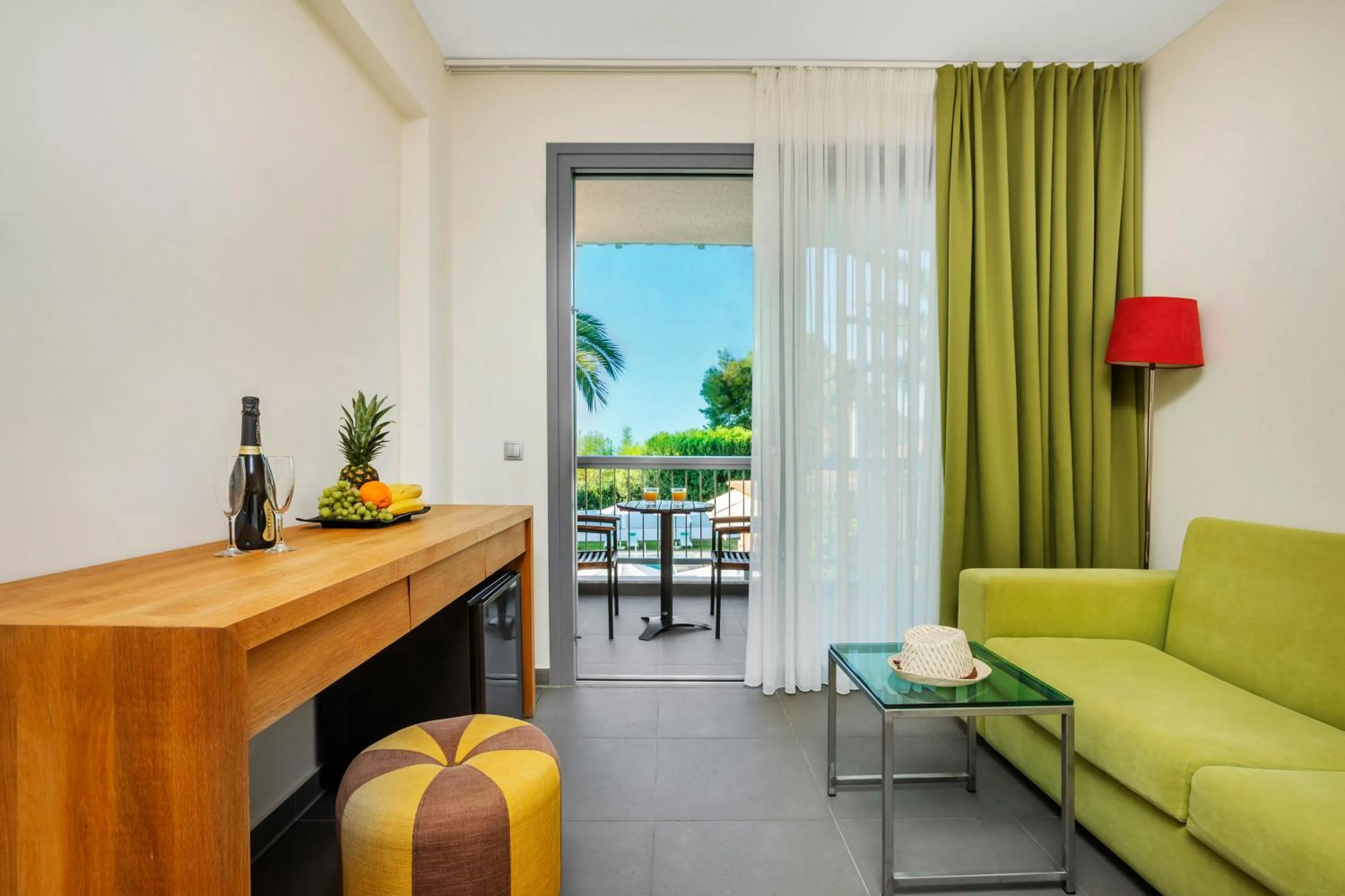 Seating area in Hotel Hanioti Village Spa