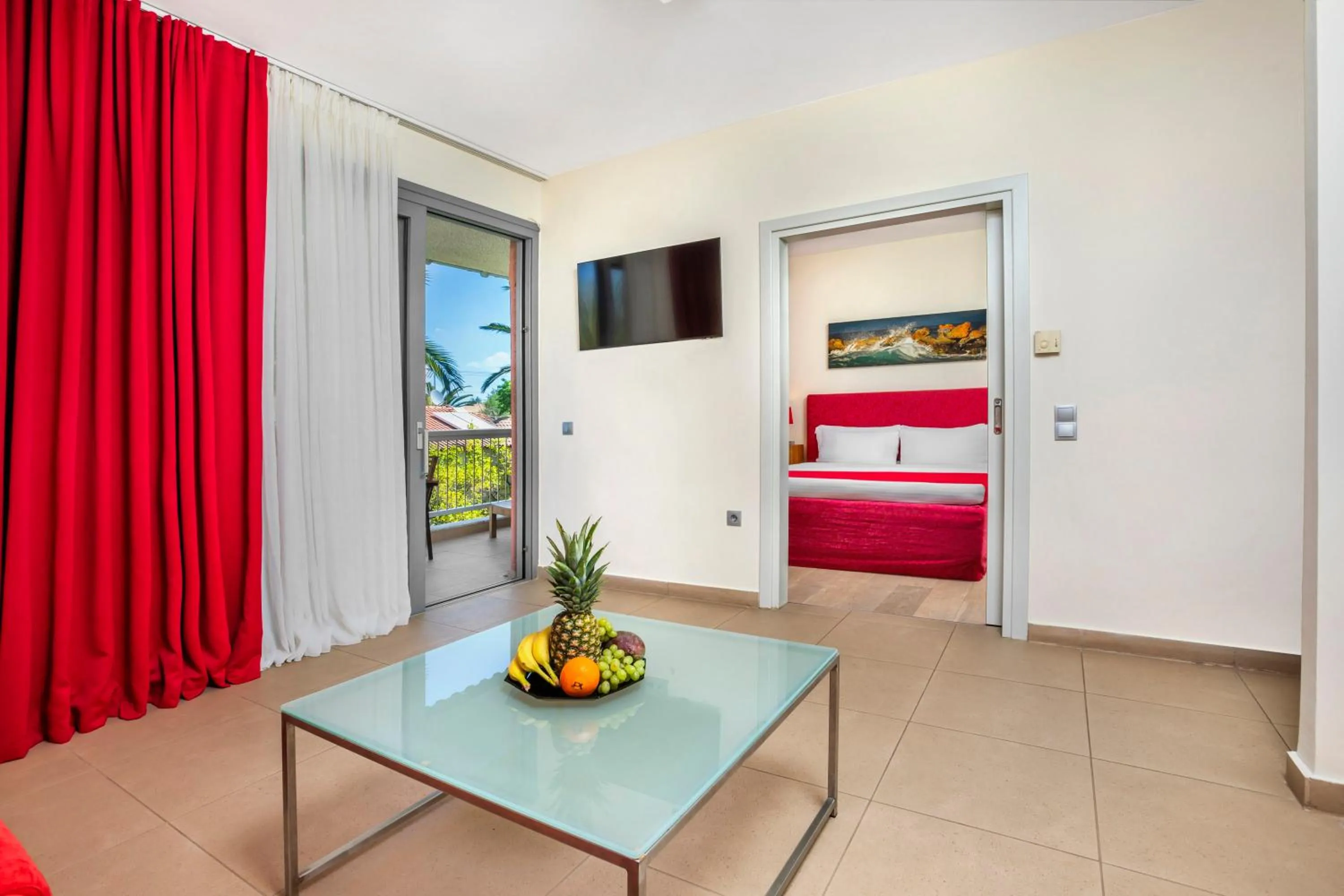 Photo of the whole room, Bed in Hotel Hanioti Village Spa