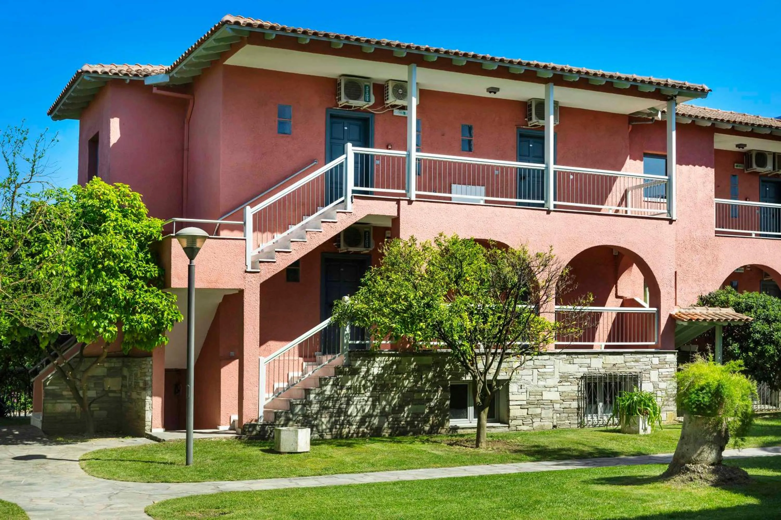 Property building in Hotel Hanioti Village Spa