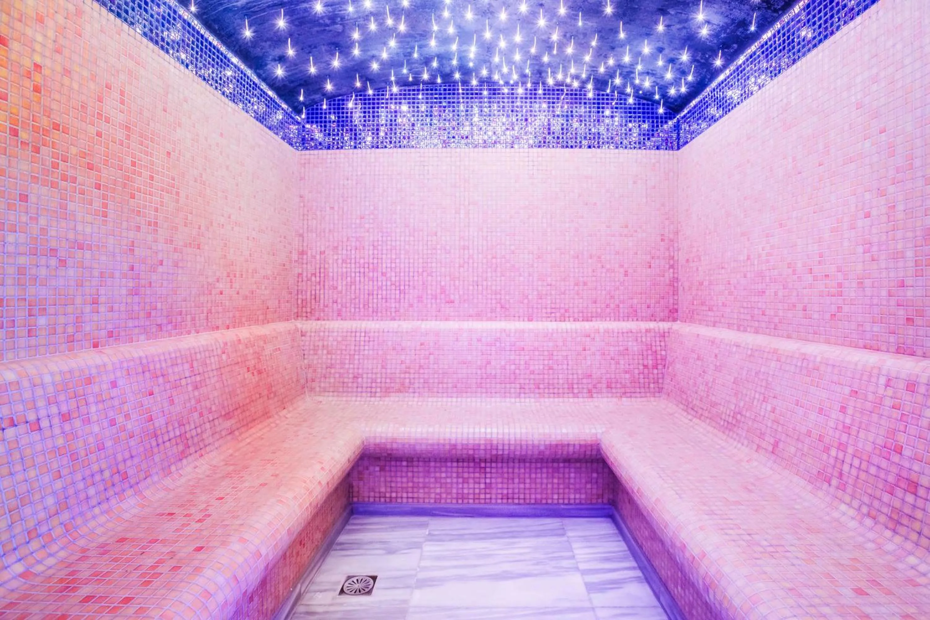 Sauna, Bed in Hotel Hanioti Village Spa