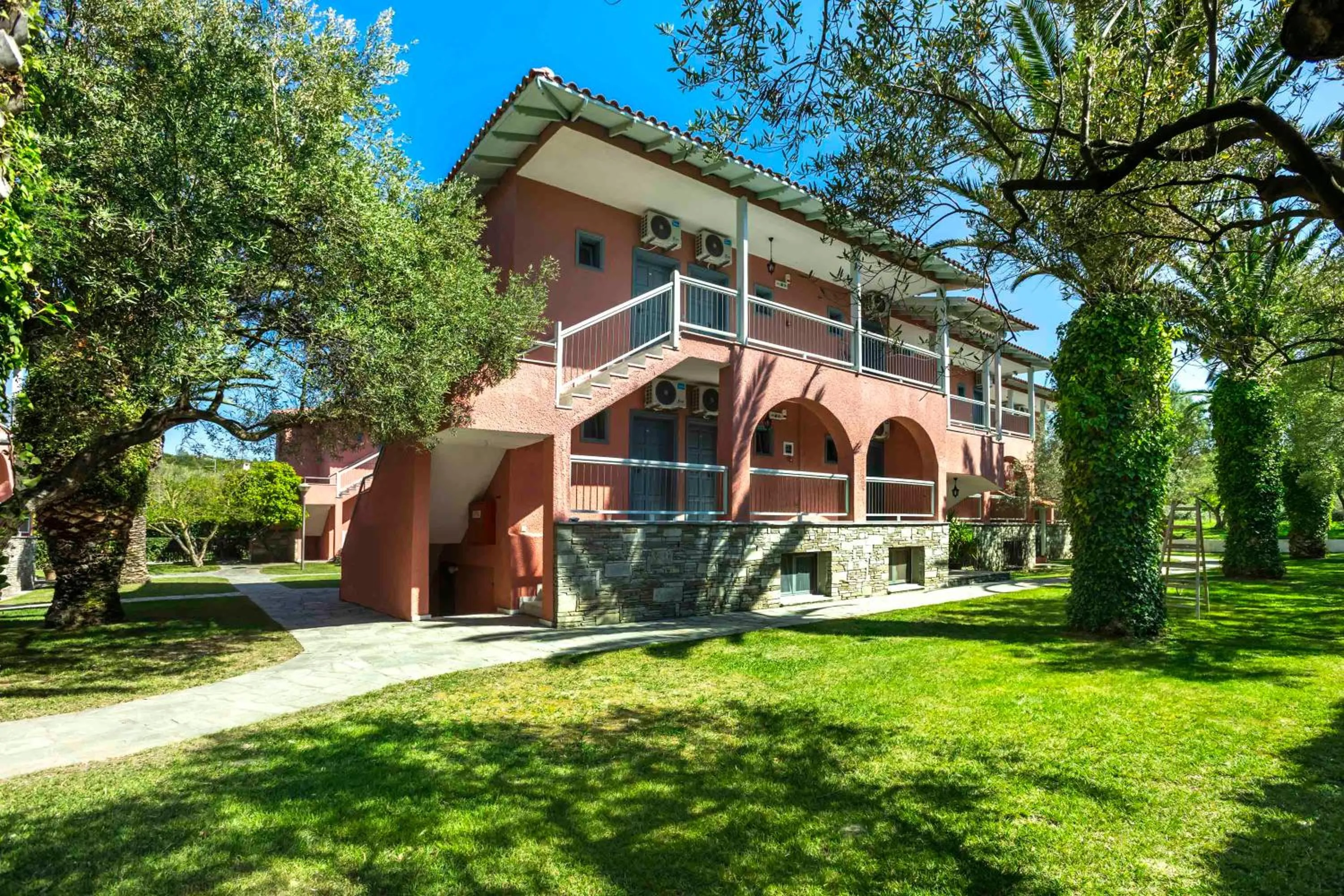 Property building in Hotel Hanioti Village Spa