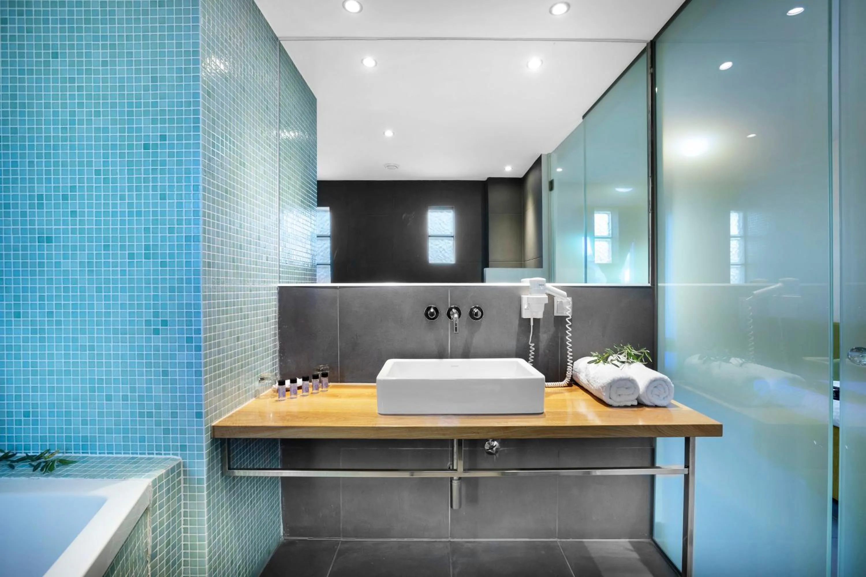 Bathroom in Hotel Hanioti Village Spa