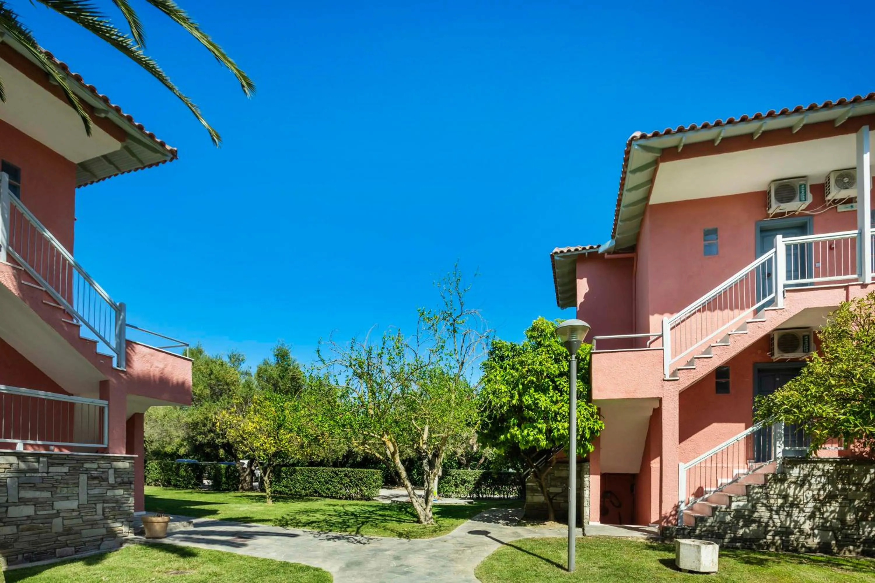 Property building in Hotel Hanioti Village Spa